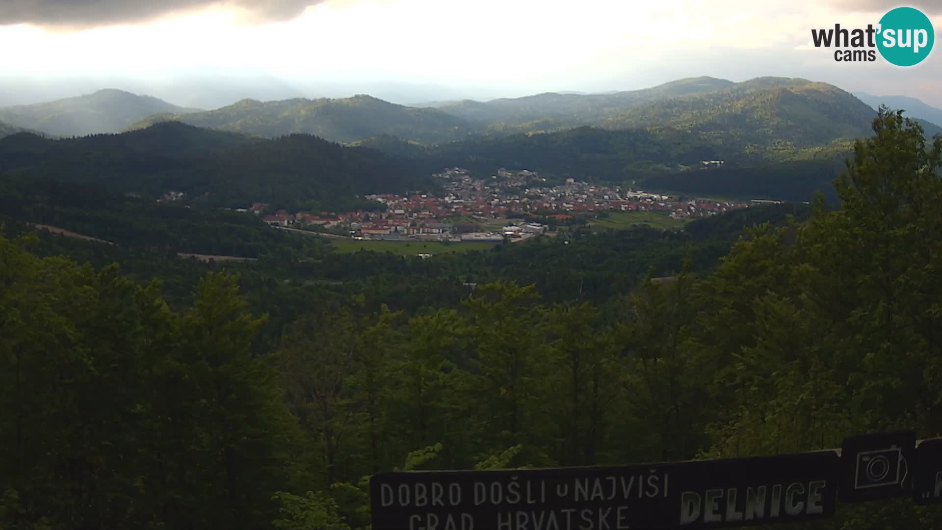 Panorama Delnice – from Ski centar Petehovac