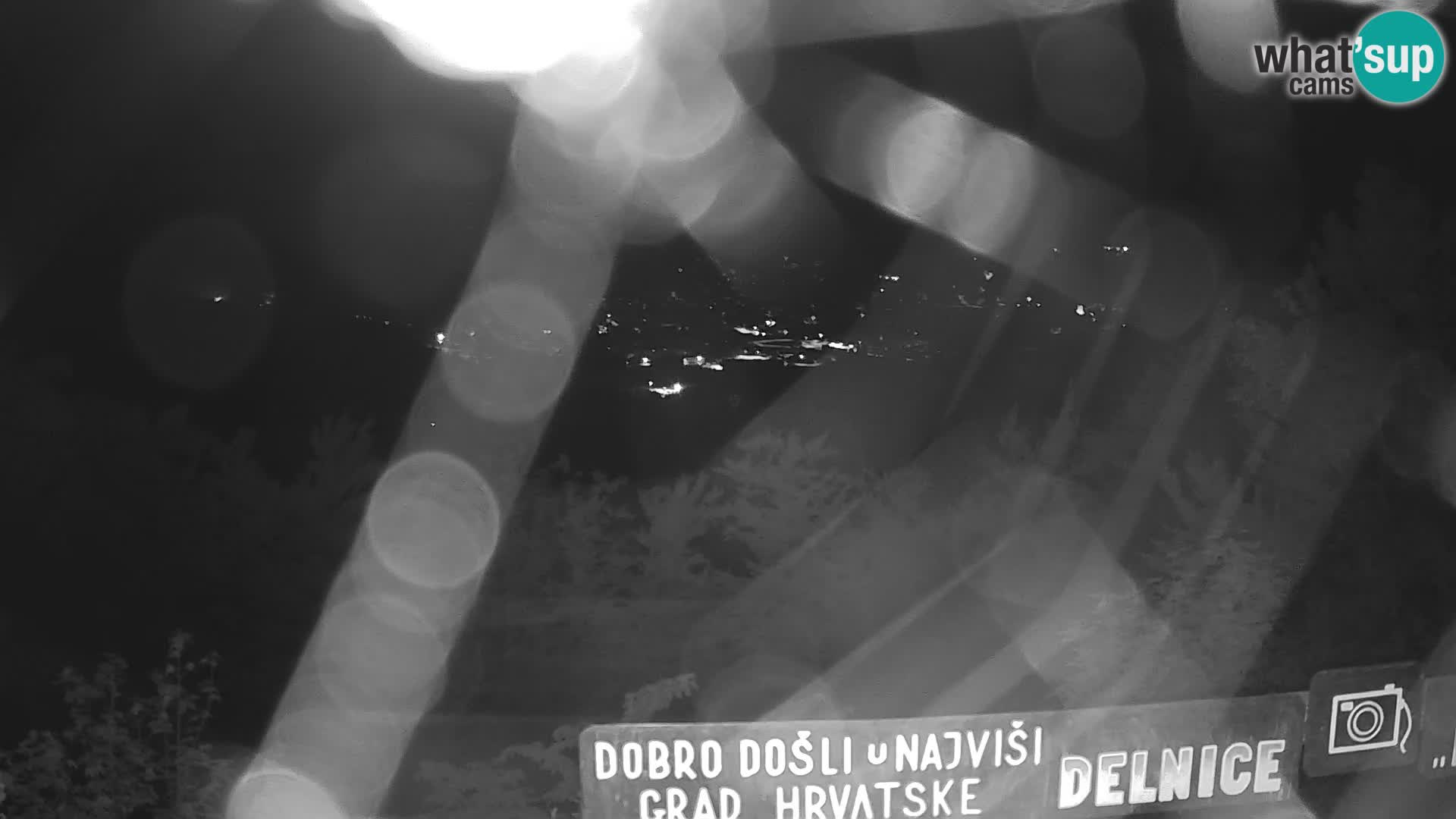 Panorama Delnice – vom Skigebiet Petehovac