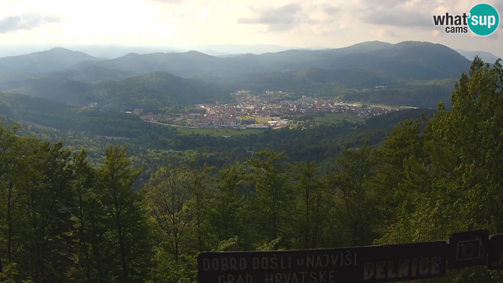 Panorama Delnice – from Ski centar Petehovac