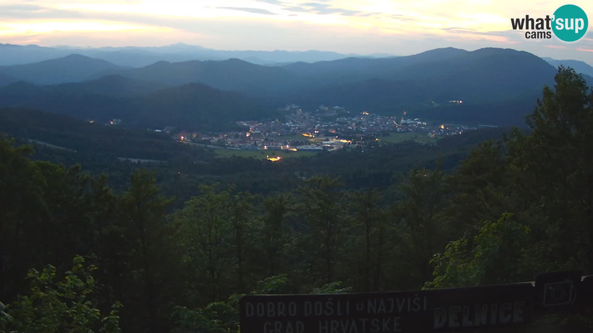 Panorama Delnice – from Ski centar Petehovac