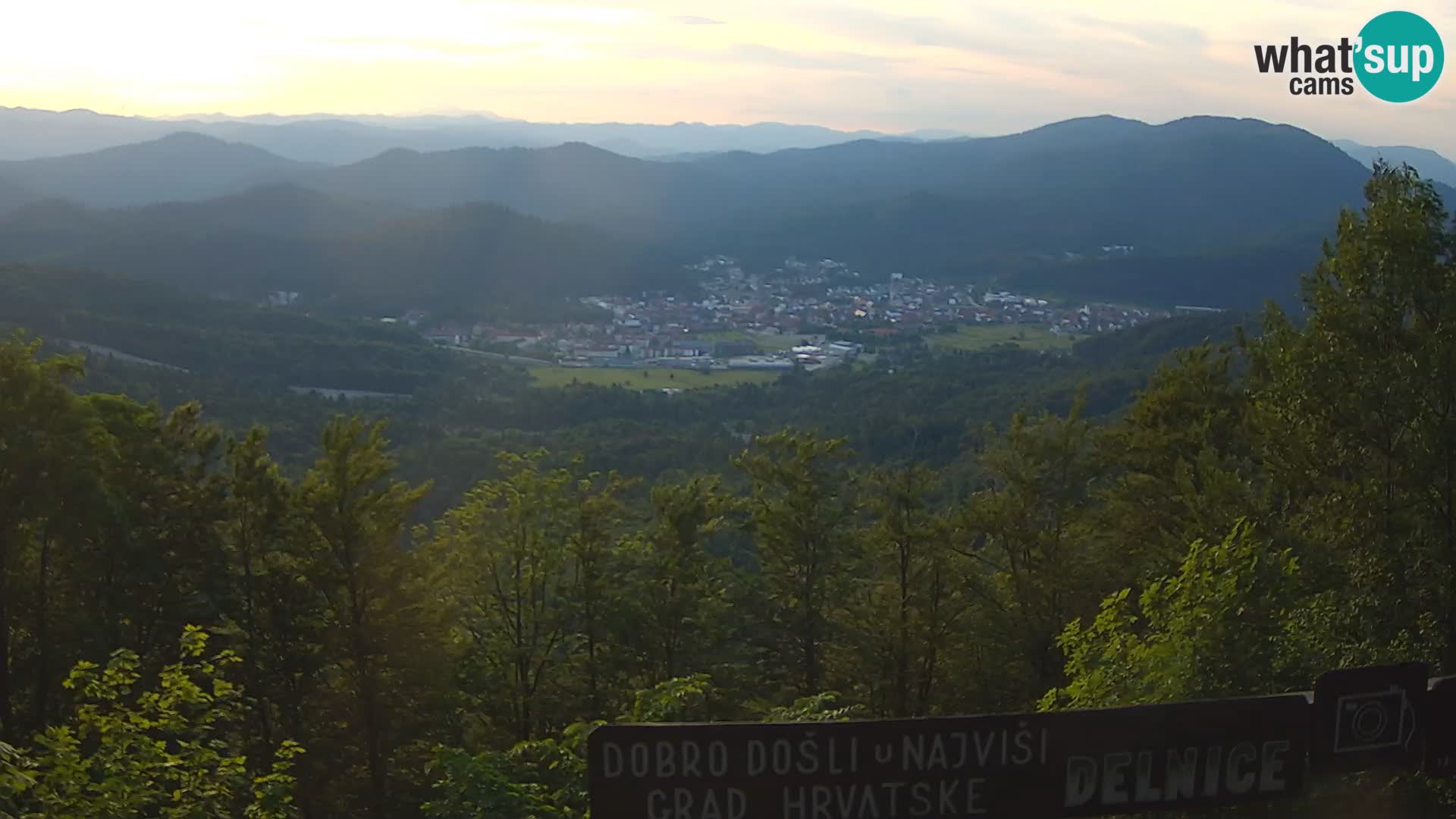Panorama Delnice – from Ski centar Petehovac