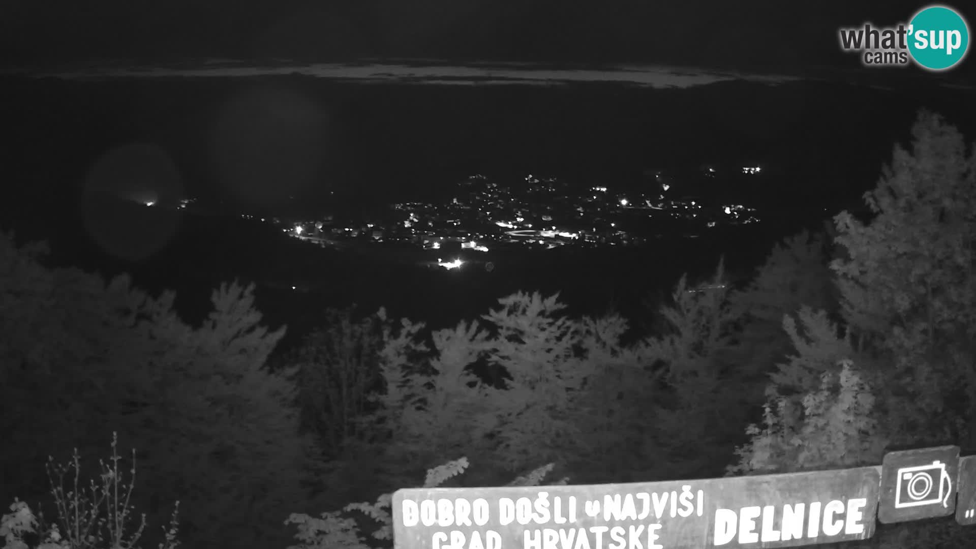 Panorama di Delnice – dalla stazione sciistica Petehovac