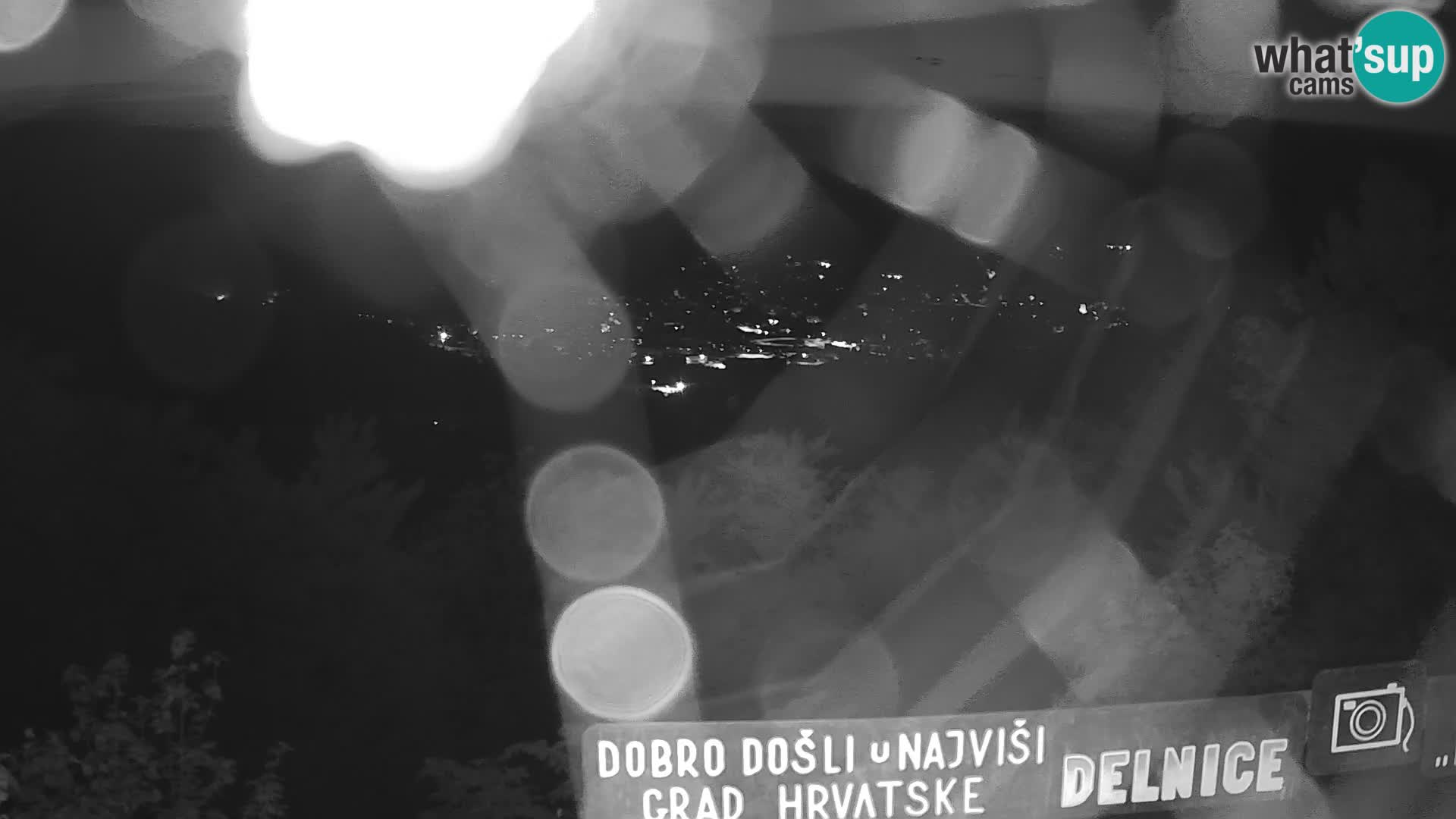Panorama Delnice – vom Skigebiet Petehovac