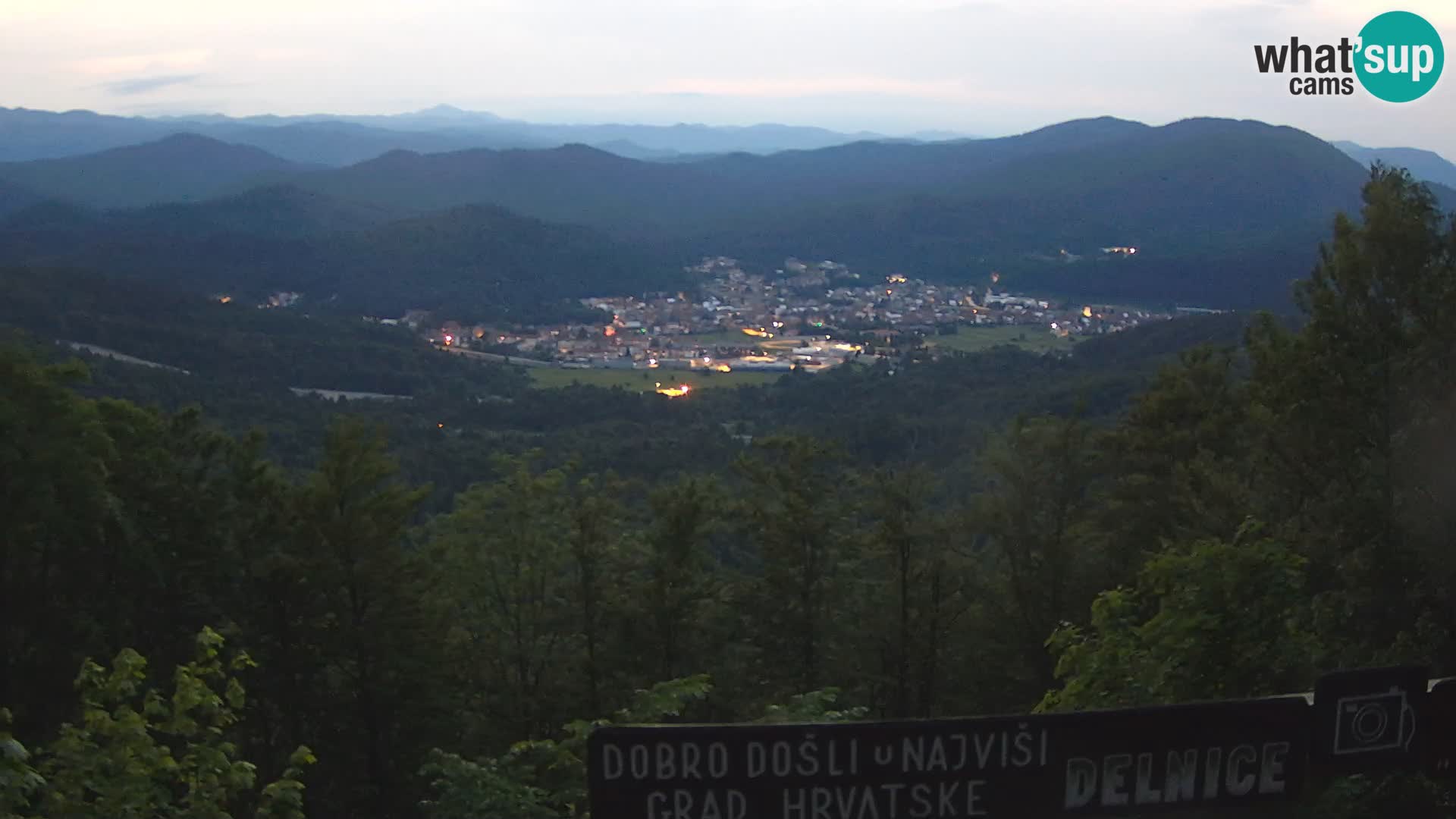 Panorama Delnice – from Ski centar Petehovac