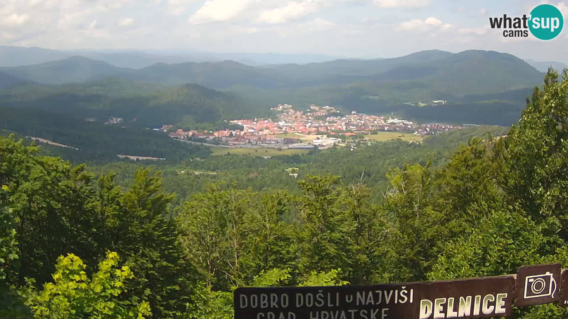 Panorama Delnice – from Ski centar Petehovac