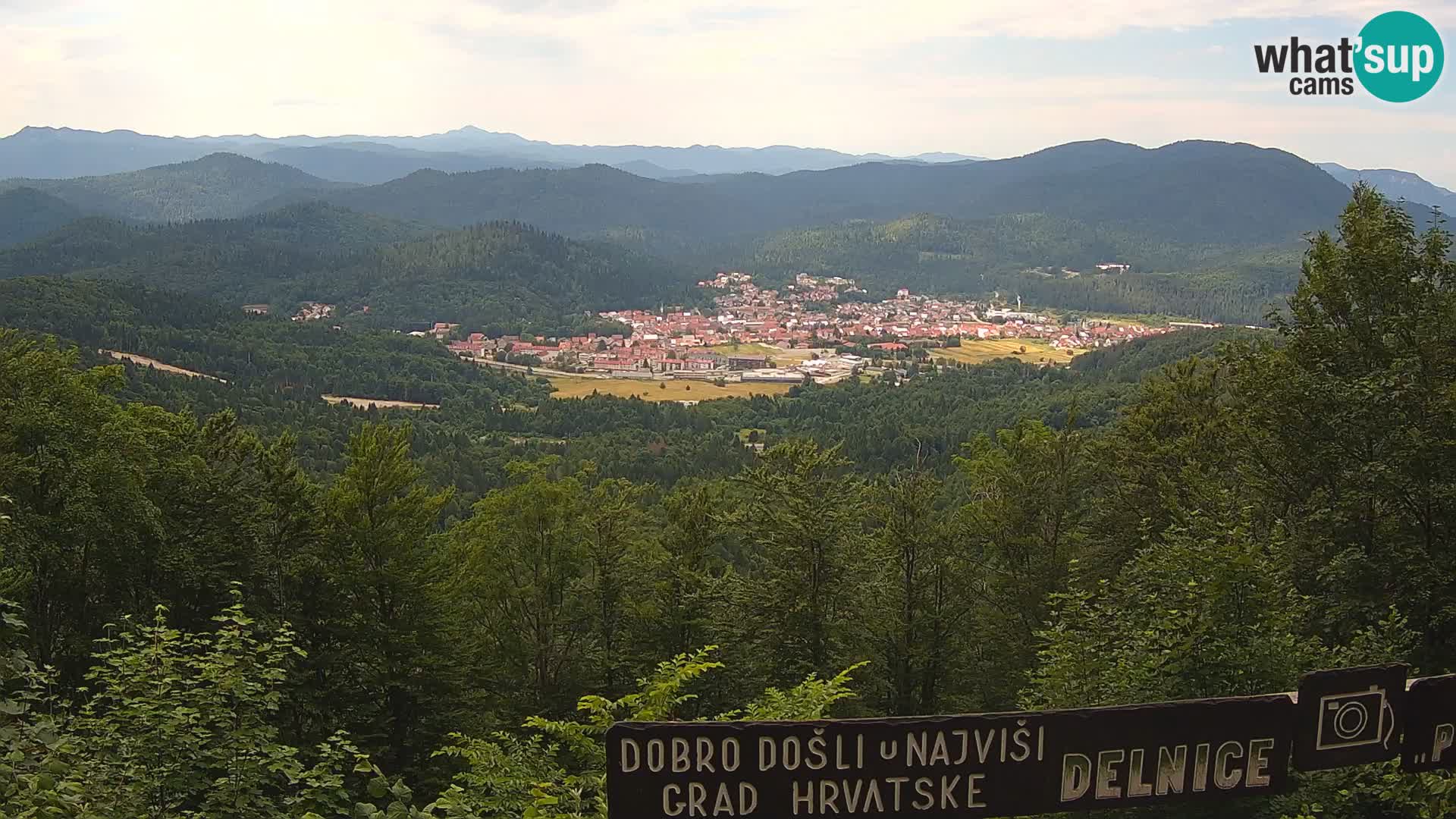 Panorama Delnice – from Ski centar Petehovac