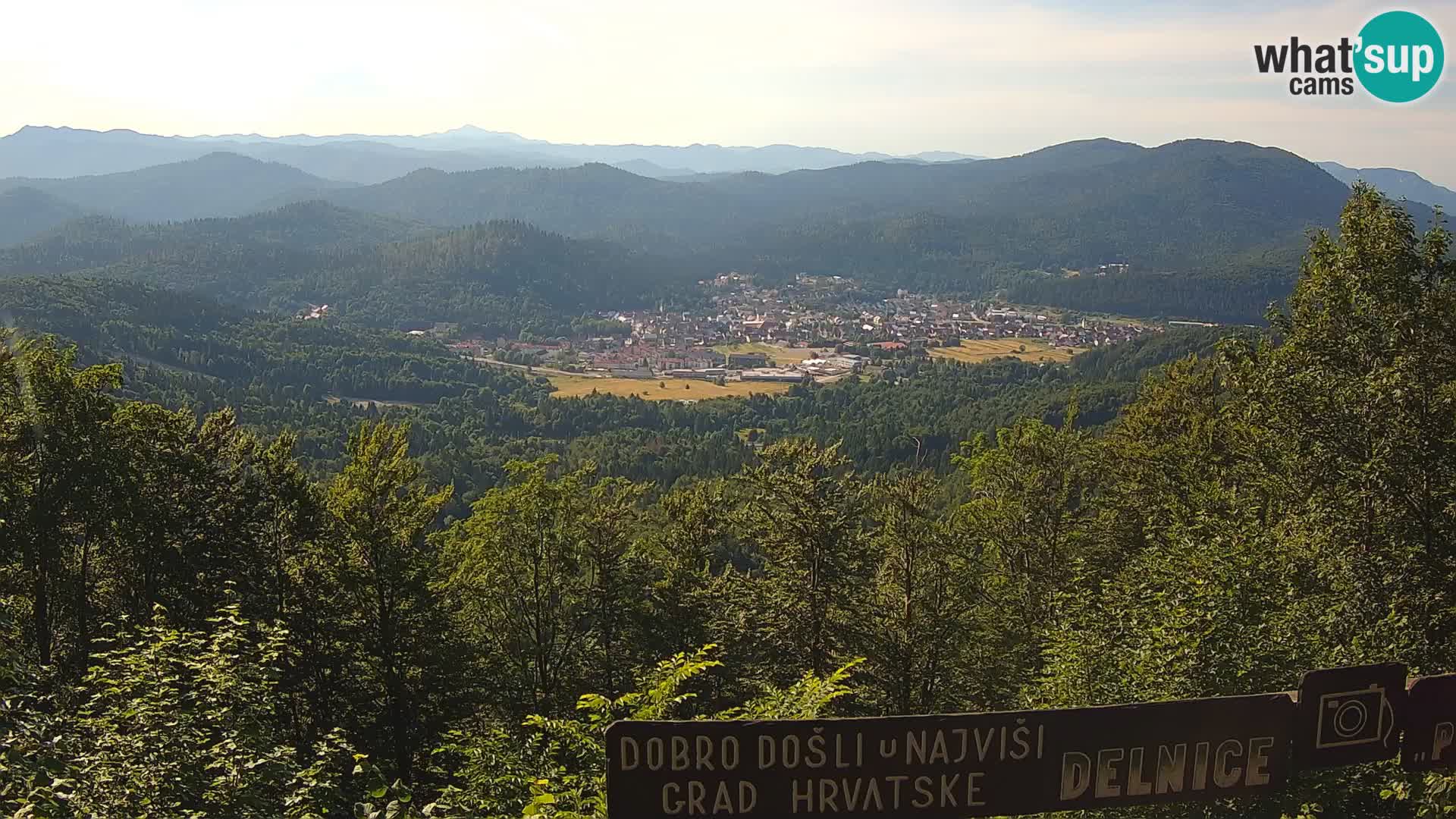 Panorama Delnice – from Ski centar Petehovac