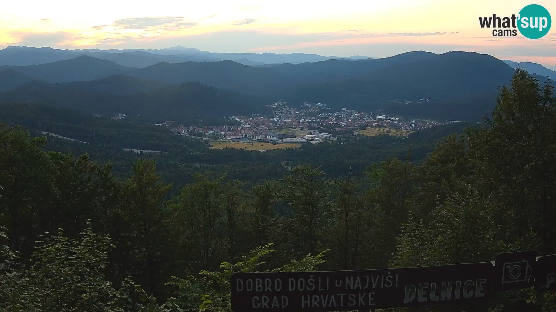 Panorama Delnice – from Ski centar Petehovac