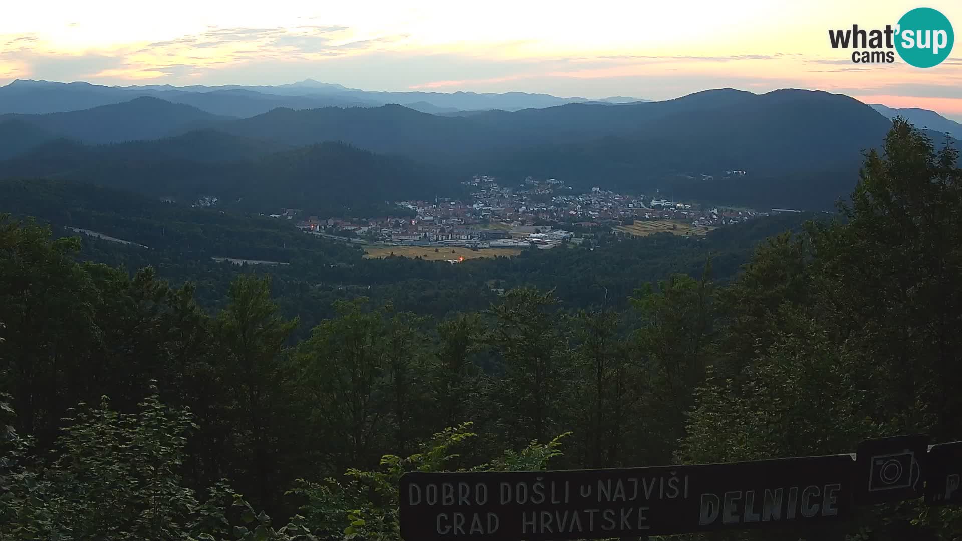 Panorama Delnice – from Ski centar Petehovac