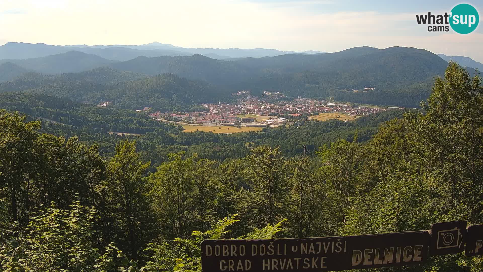 Panorama Delnice – from Ski centar Petehovac