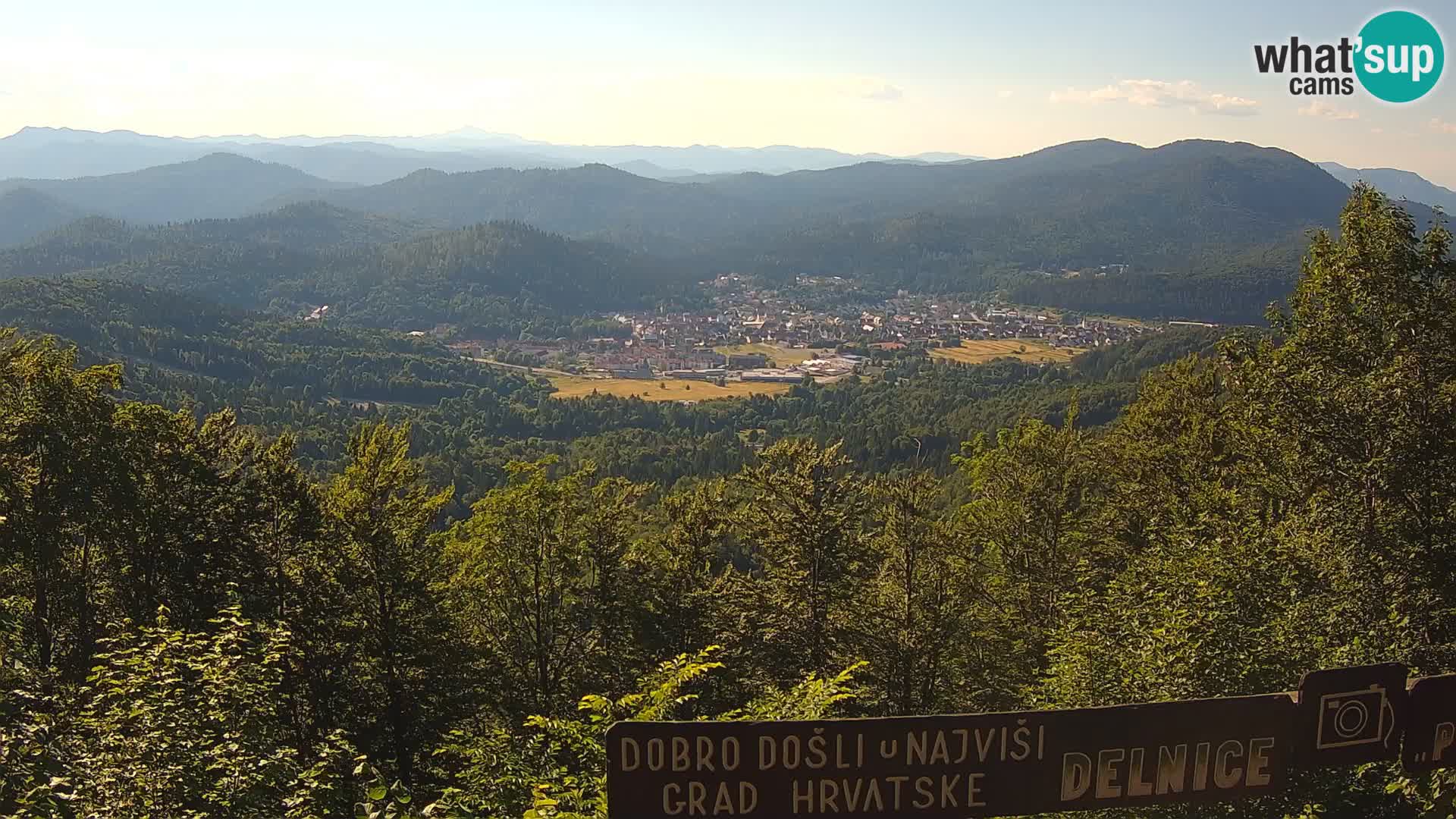 Panorama Delnice – from Ski centar Petehovac