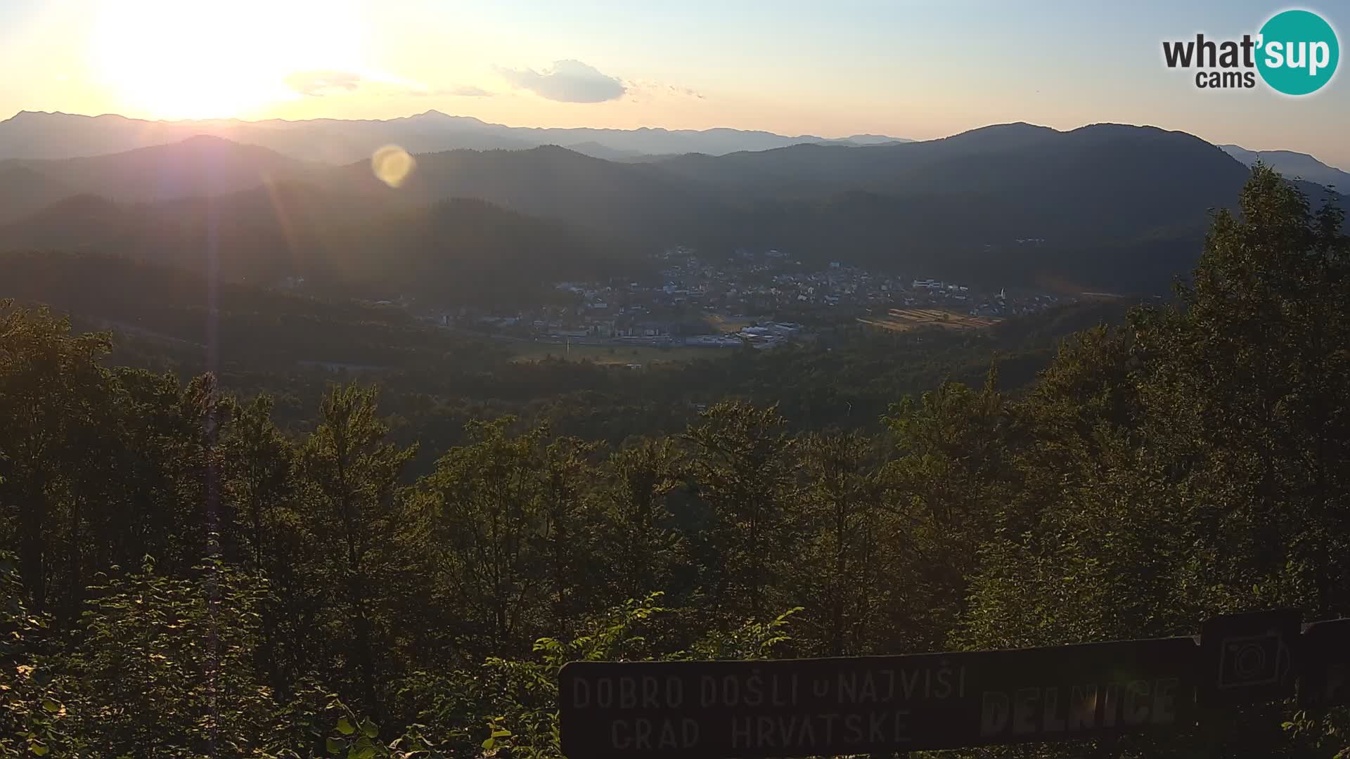 Panorama Delnice – from Ski centar Petehovac