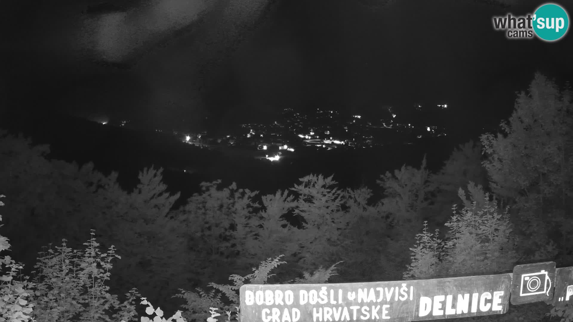 Panorama na Delnice – sa skijališta Petehovac