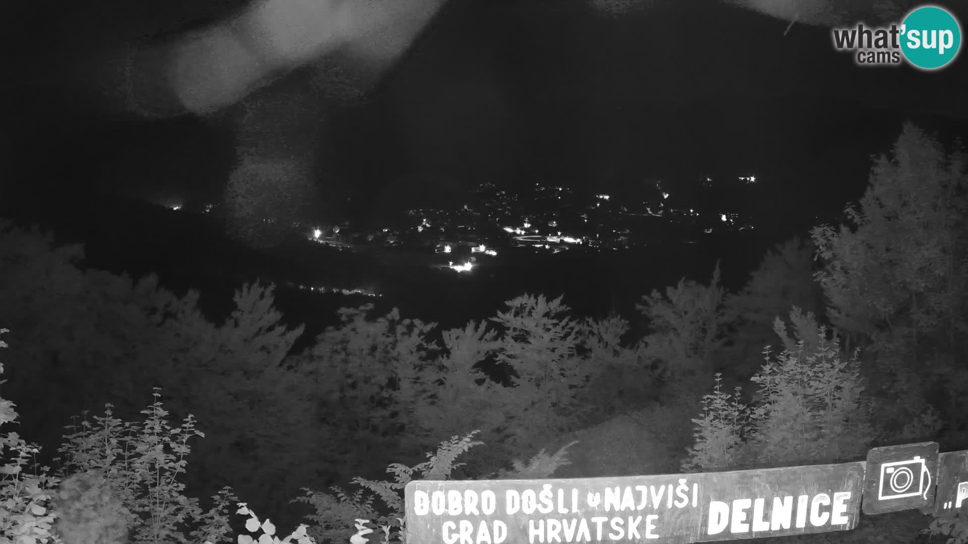 Panorama di Delnice – dalla stazione sciistica Petehovac