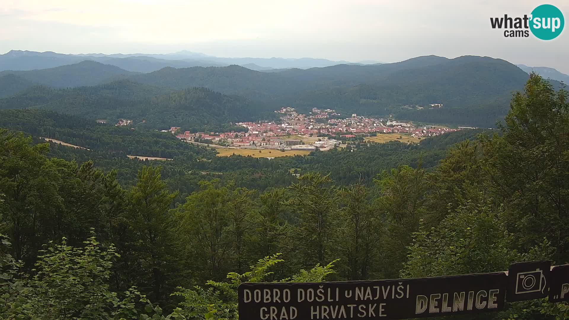 Panorama Delnice – from Ski centar Petehovac