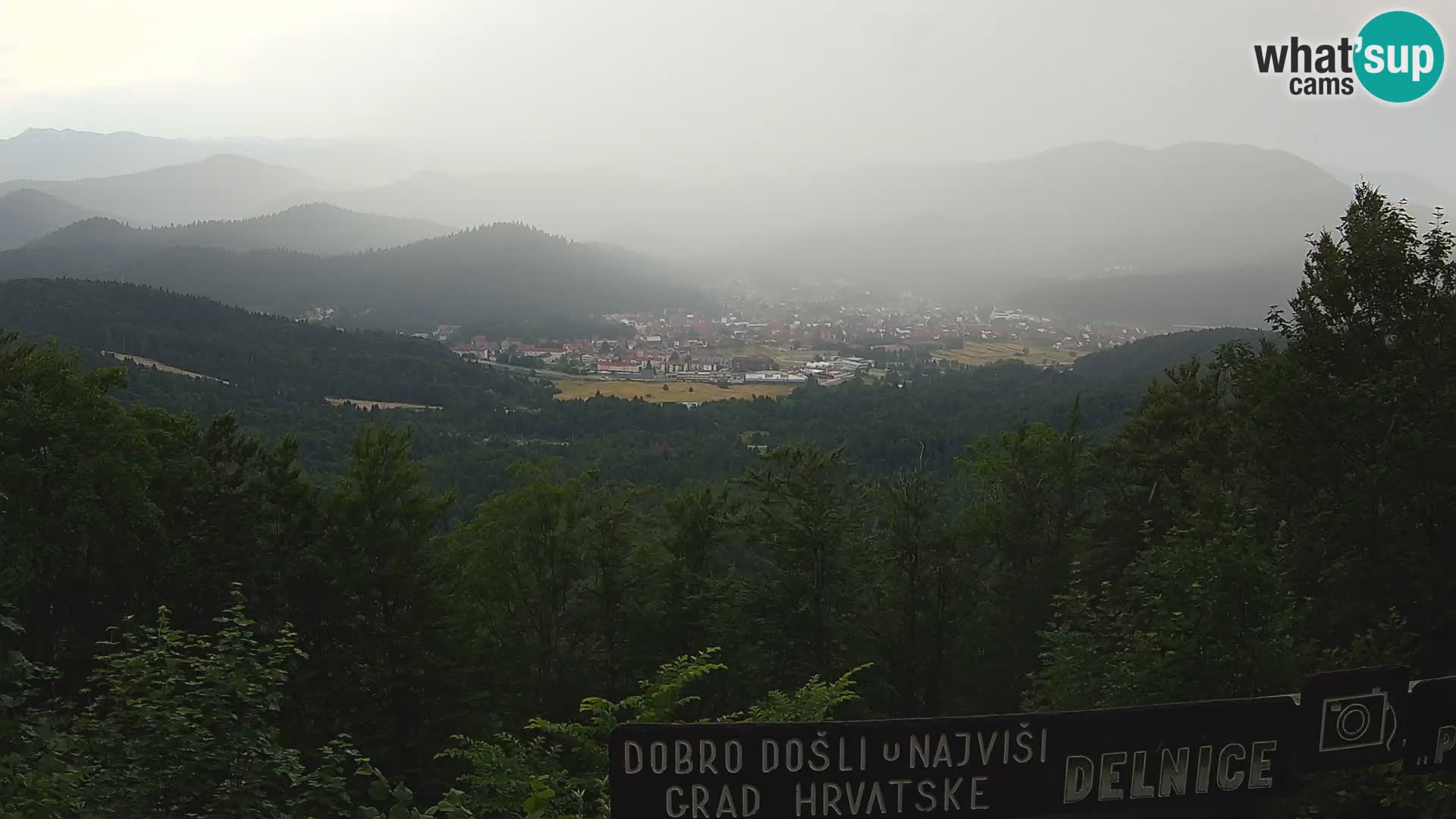 Panorama Delnice – from Ski centar Petehovac