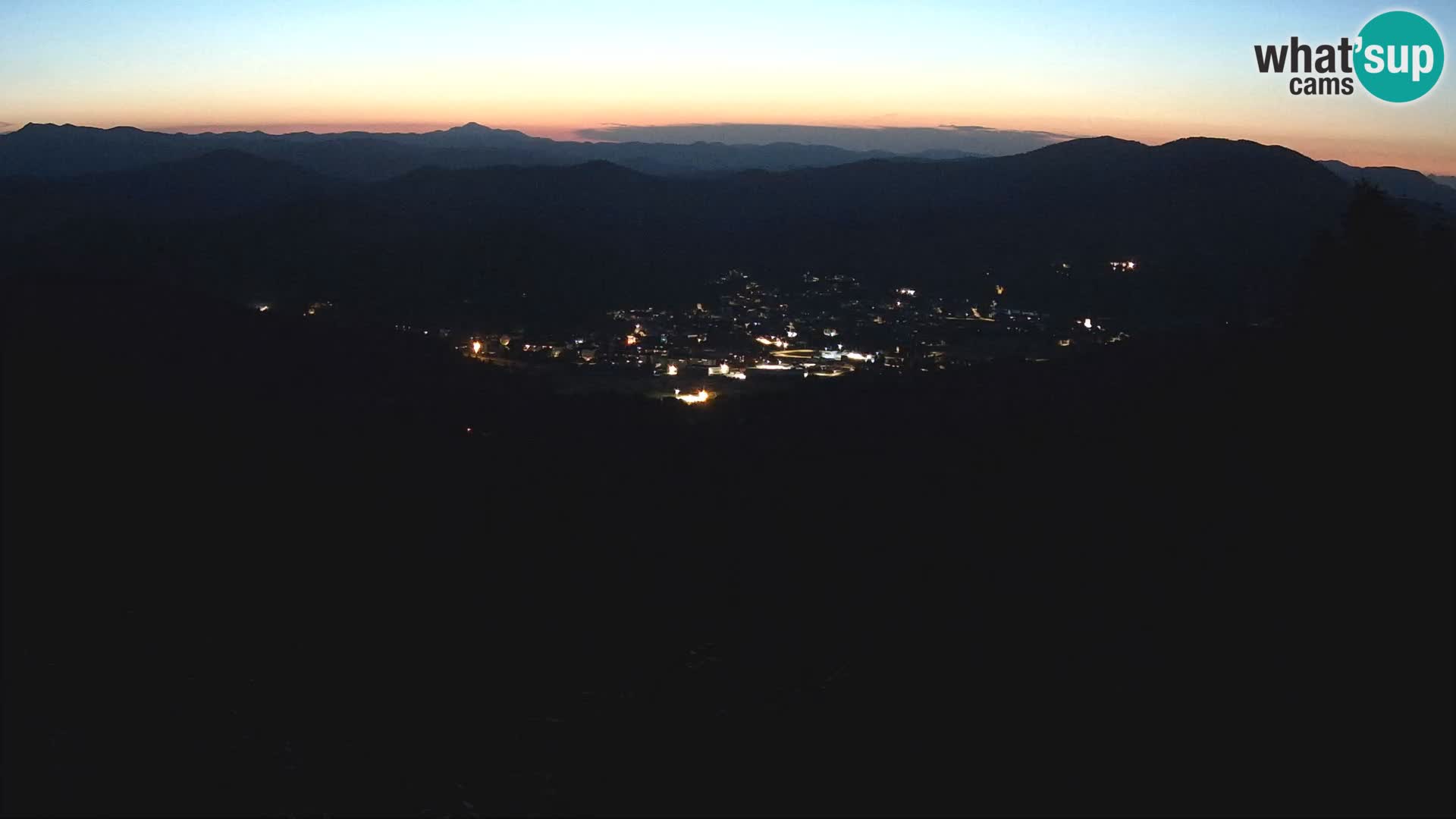 Panorama di Delnice – dalla stazione sciistica Petehovac