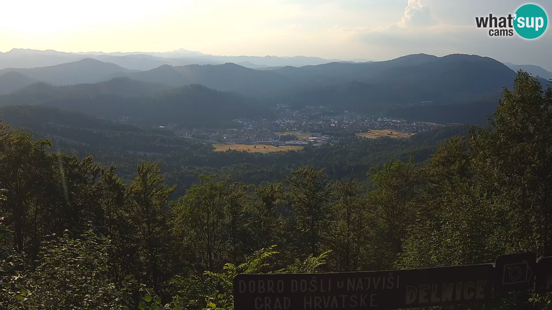 Panorama Delnice – from Ski centar Petehovac