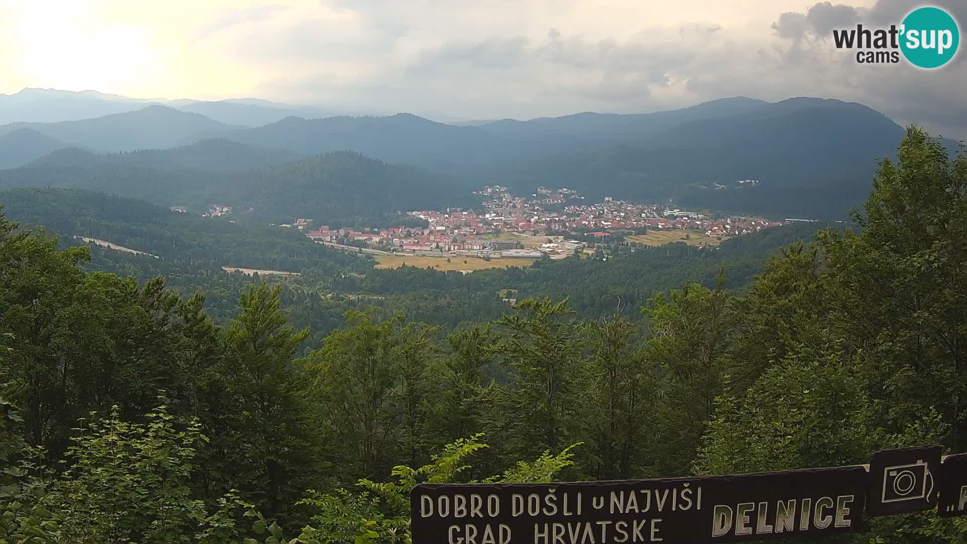 Panorama Delnice – from Ski centar Petehovac