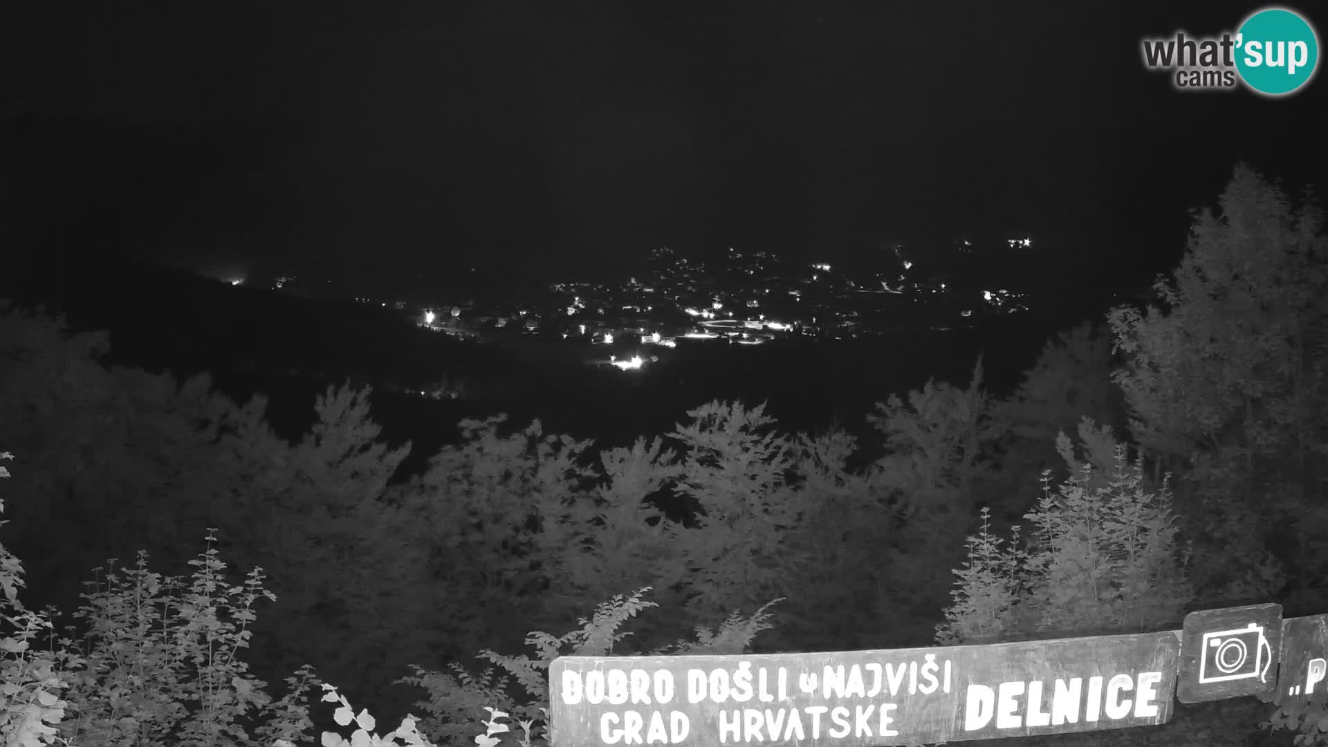 Panorama na Delnice – sa skijališta Petehovac