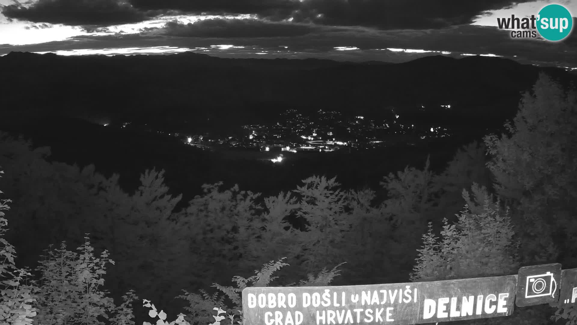 Panorama di Delnice – dalla stazione sciistica Petehovac