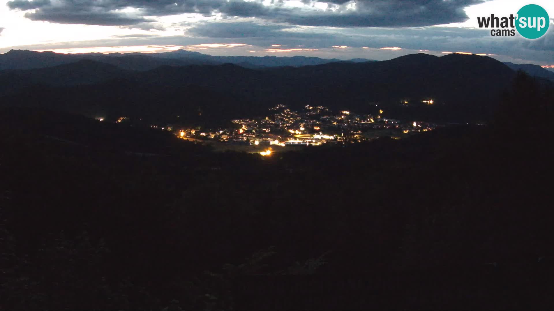 Panorama na Delnice – sa skijališta Petehovac