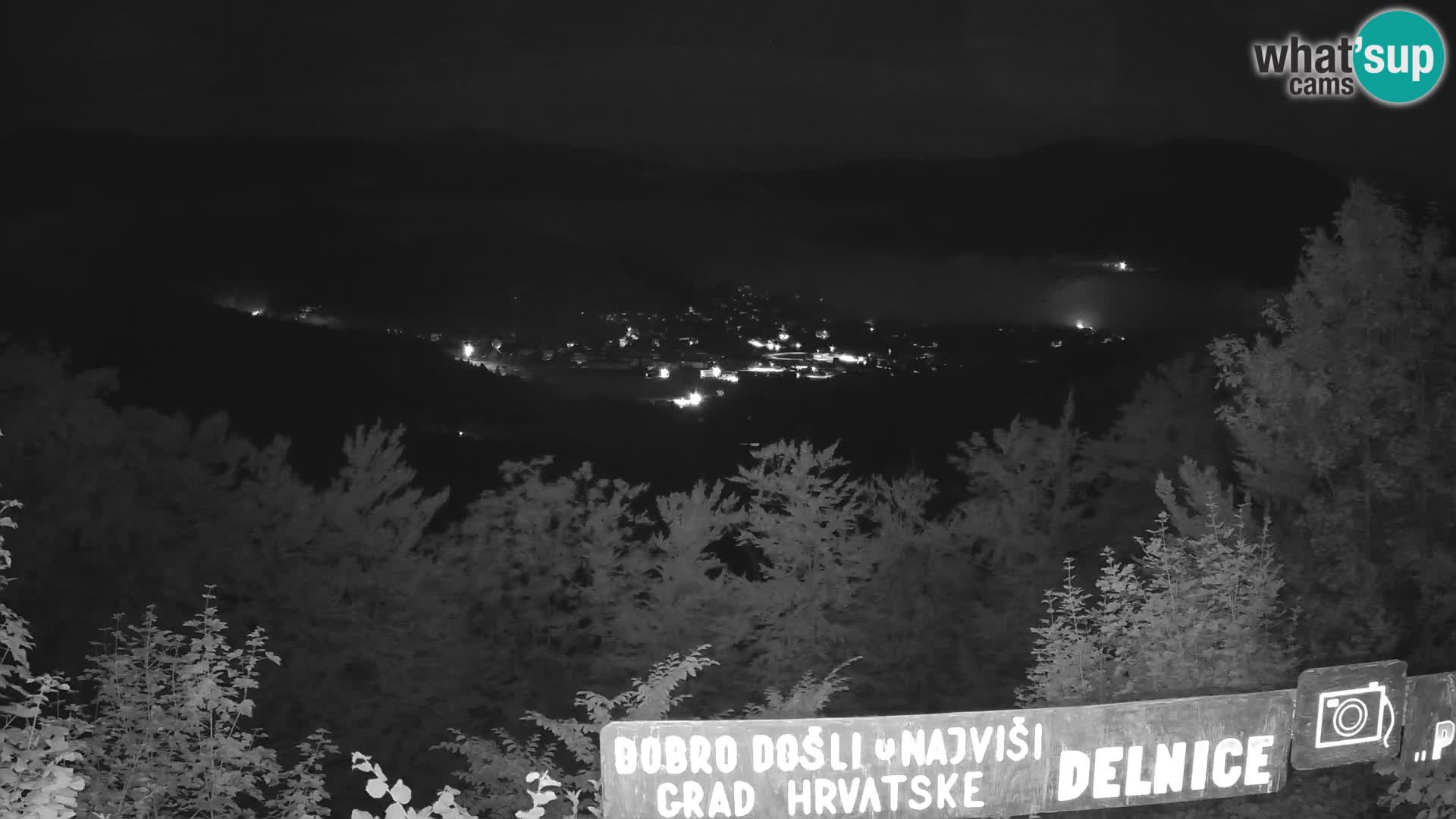 Panorama na Delnice – sa skijališta Petehovac