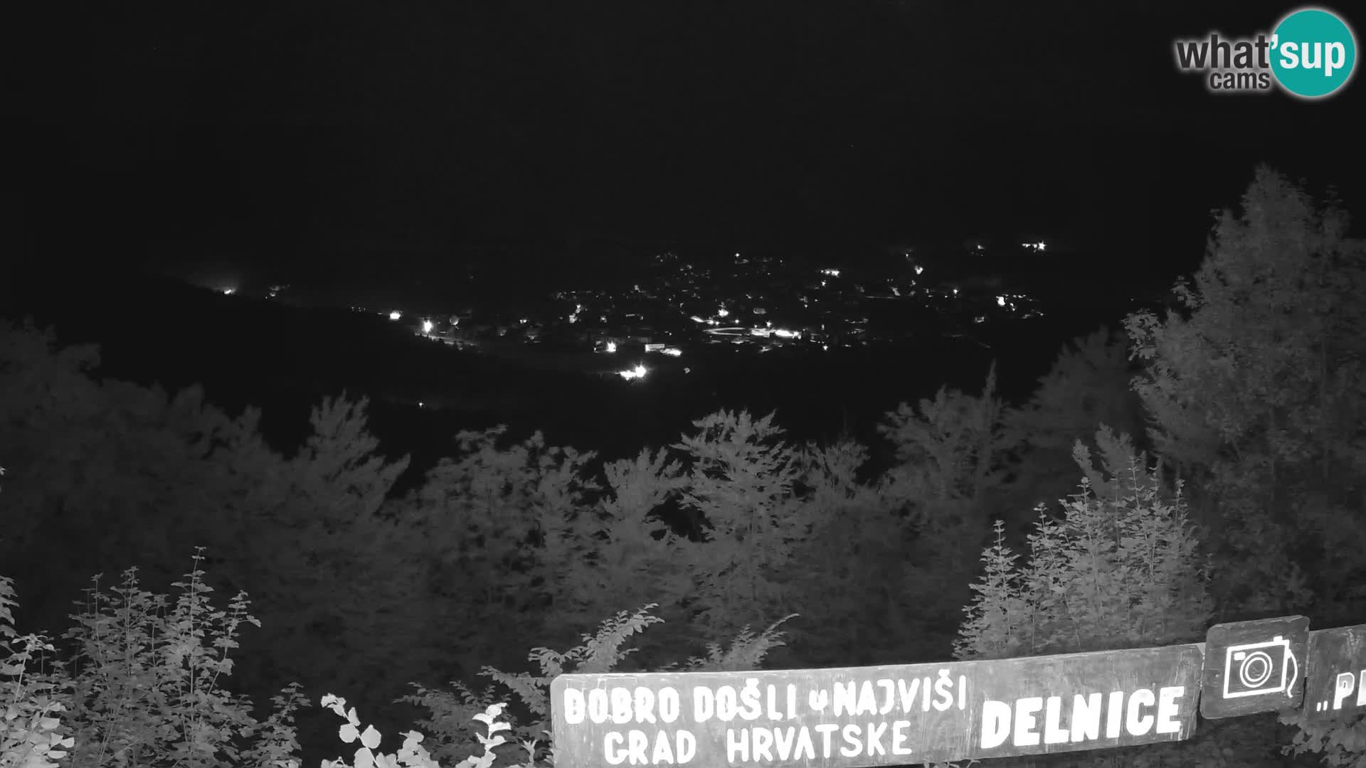 Panorama na Delnice – sa skijališta Petehovac