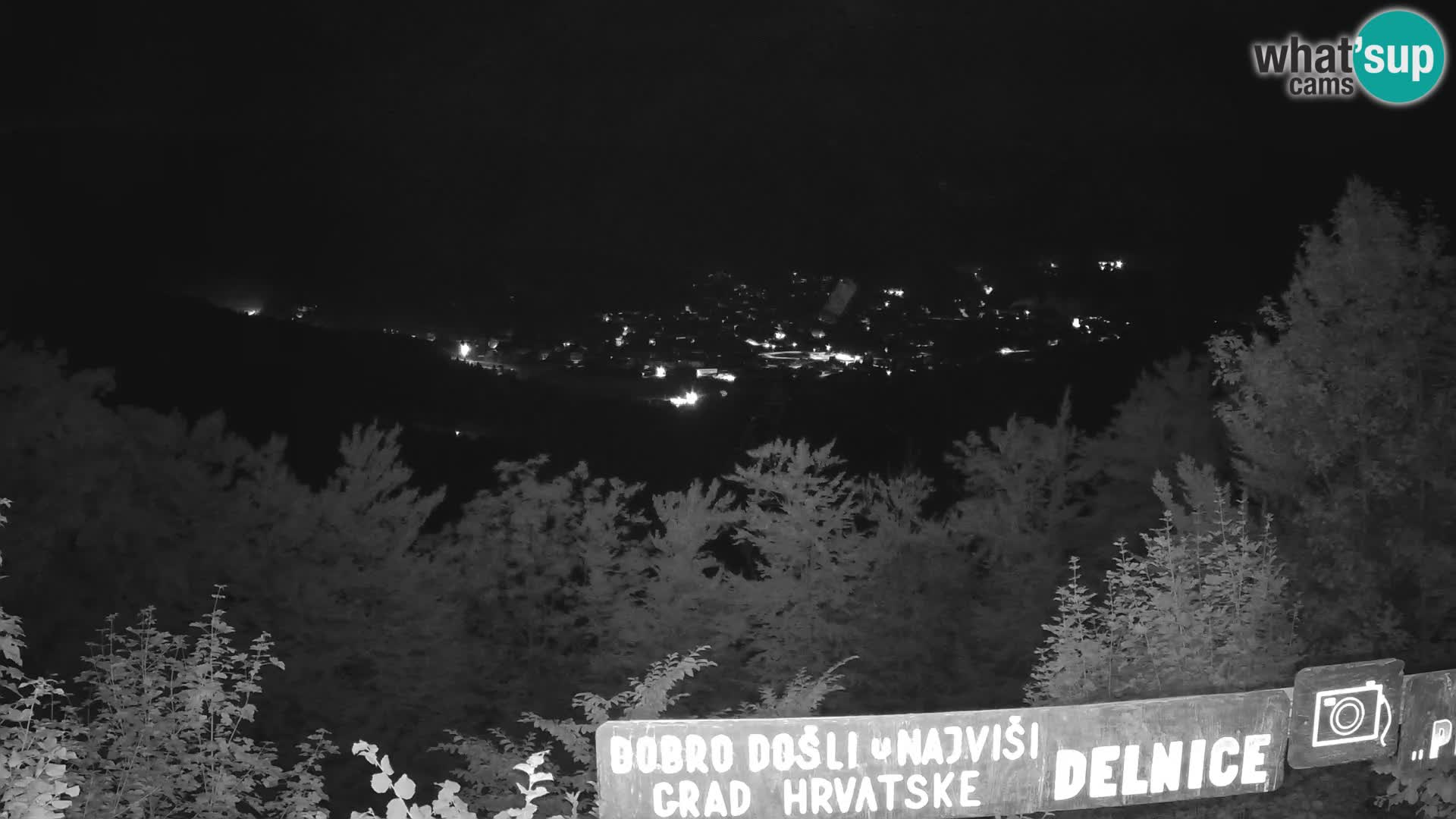 Panorama na Delnice – sa skijališta Petehovac