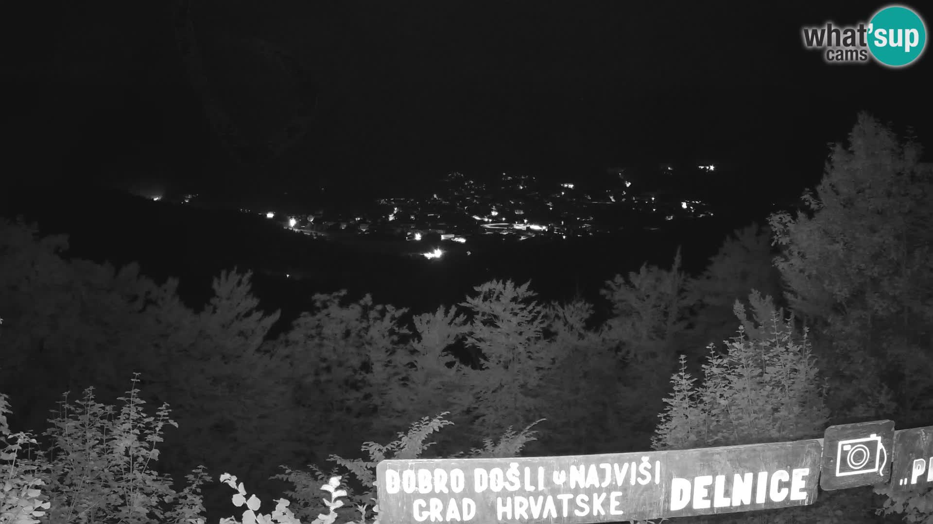 Panorama na Delnice – sa skijališta Petehovac
