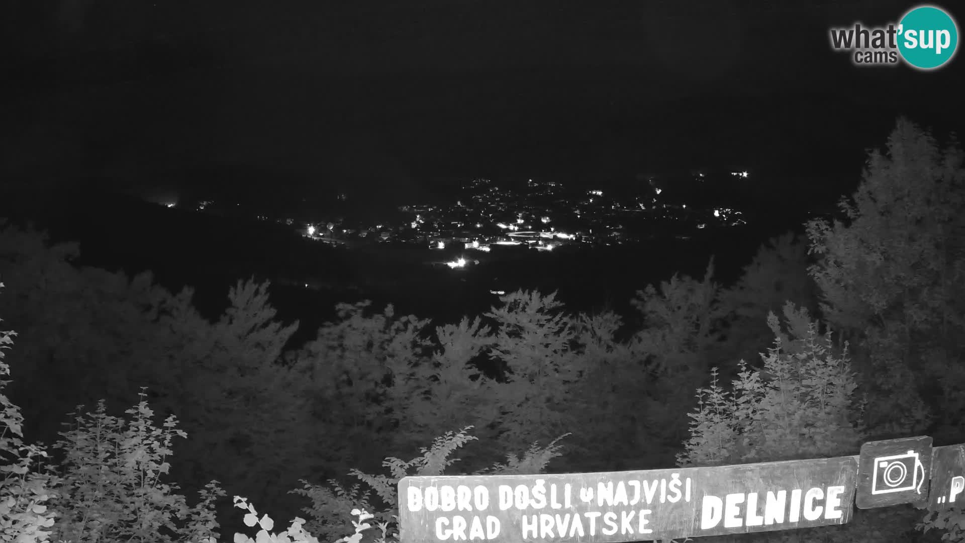 Panorama di Delnice – dalla stazione sciistica Petehovac
