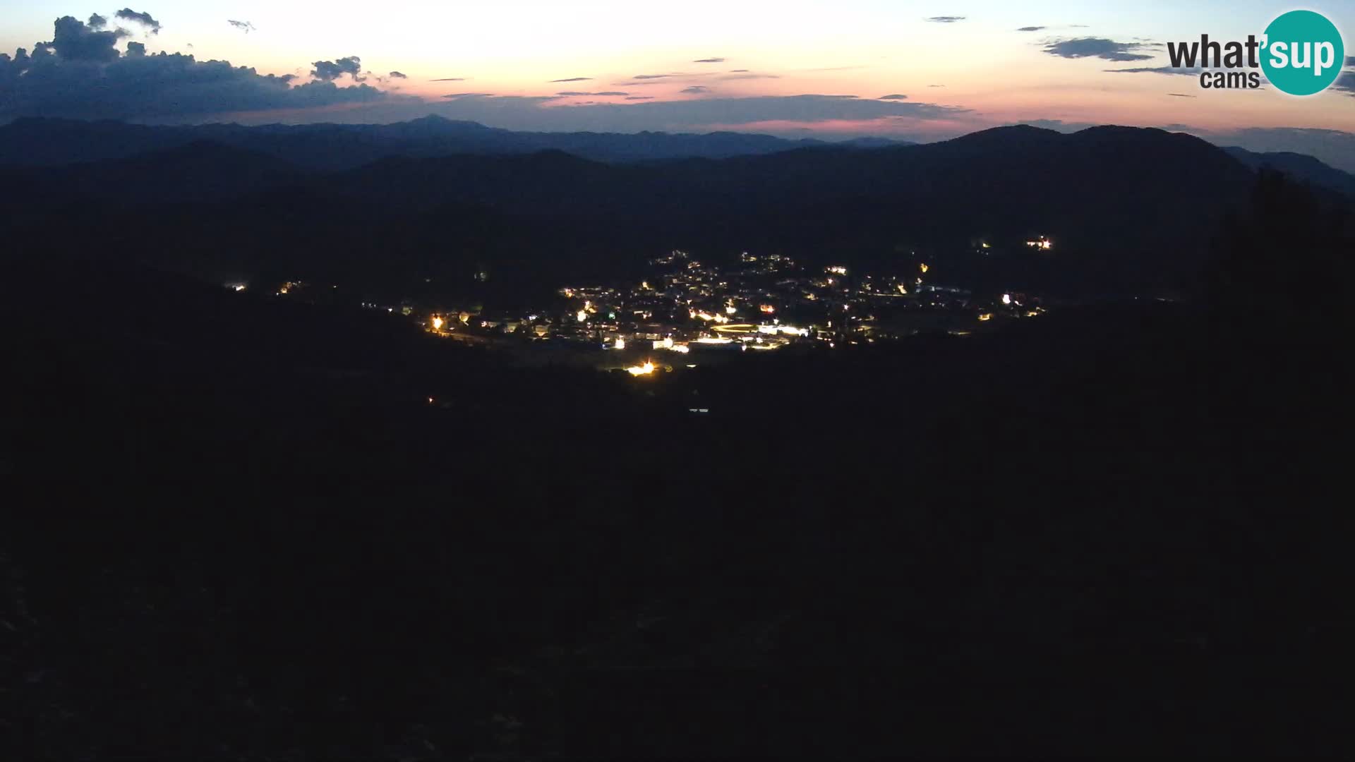 Panorama na Delnice – sa skijališta Petehovac
