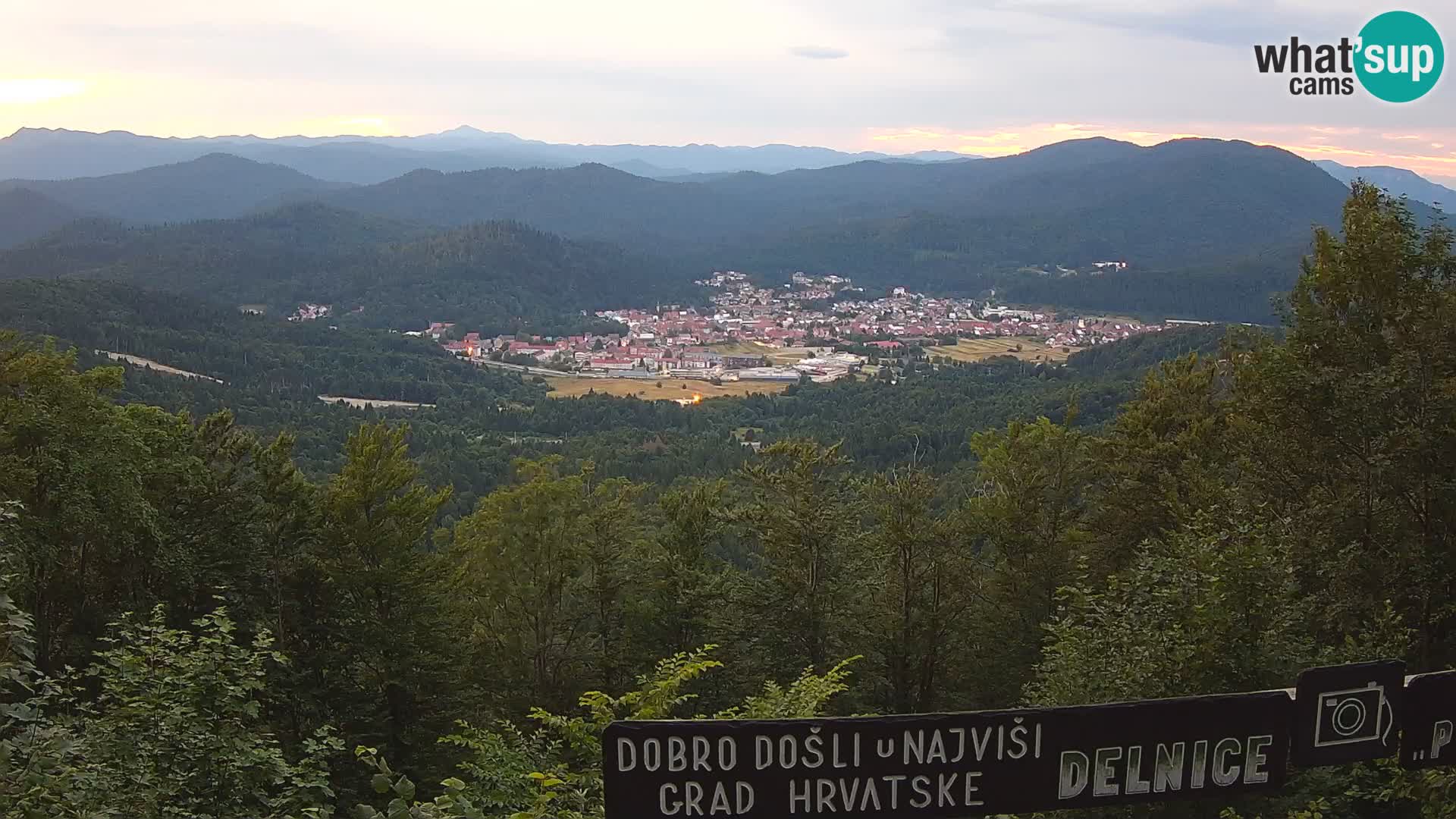 Panorama Delnice – from Ski centar Petehovac