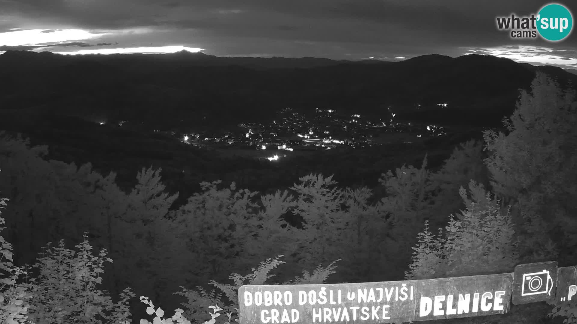 Panorama Delnice – from Ski centar Petehovac