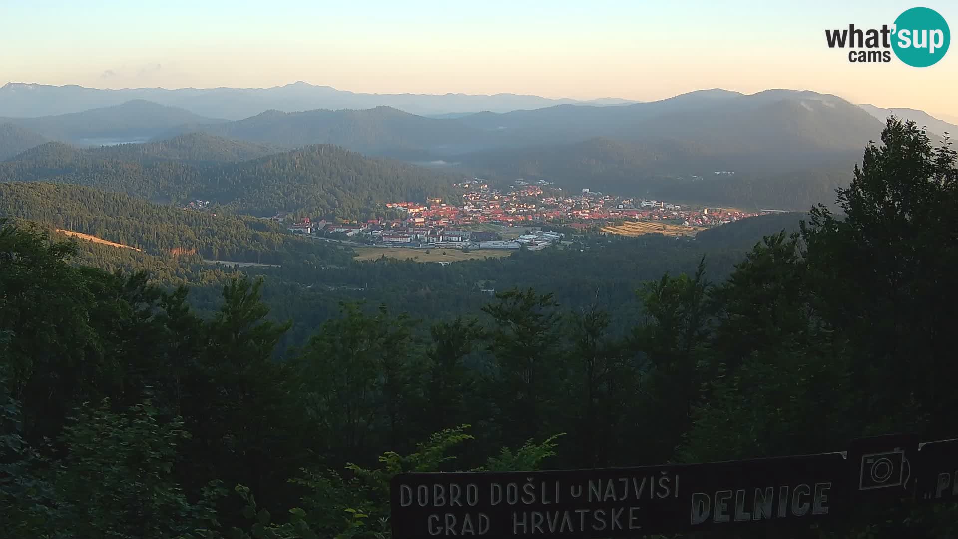 Panorama Delnice – from Ski centar Petehovac