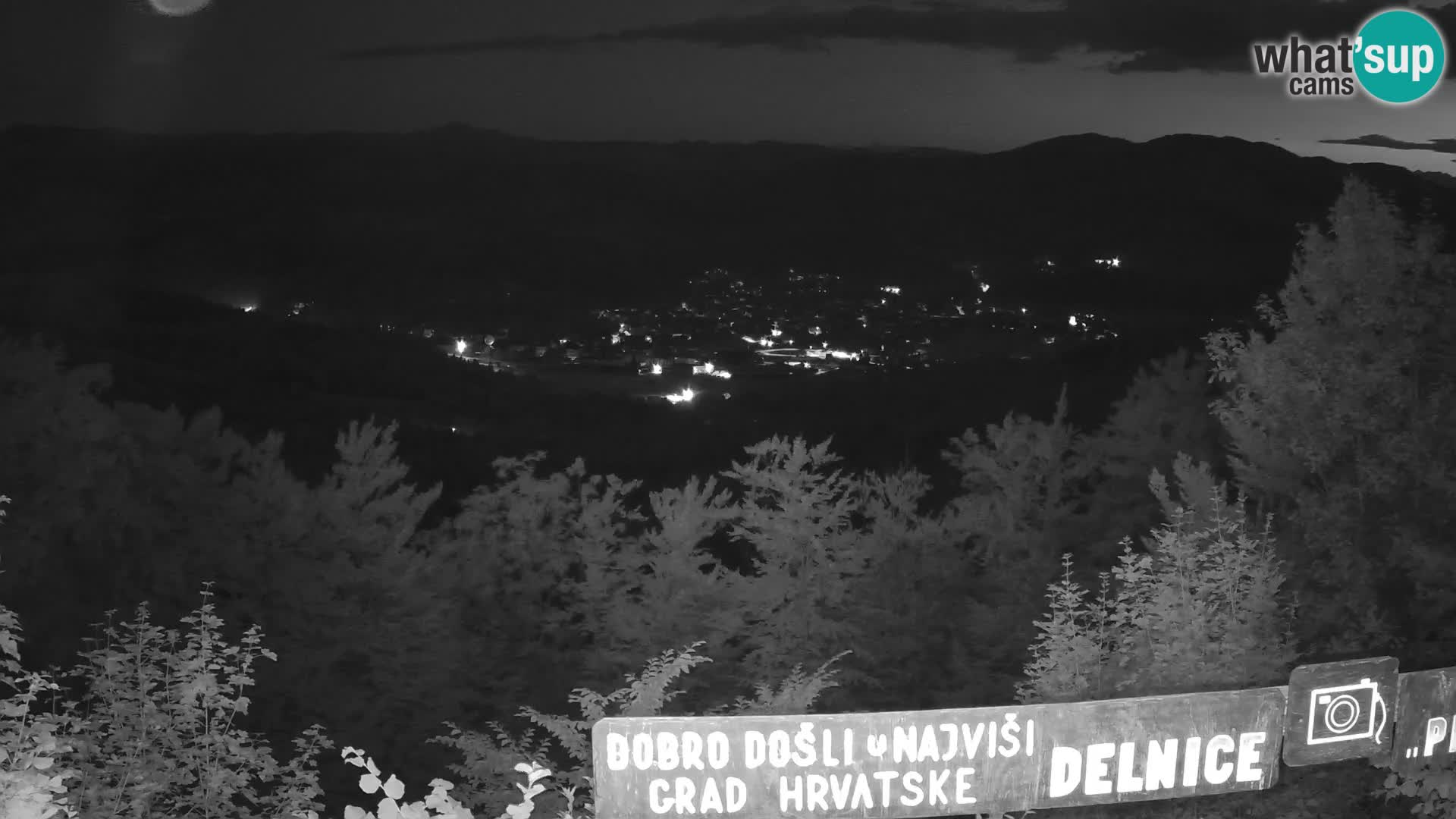Panorama di Delnice – dalla stazione sciistica Petehovac