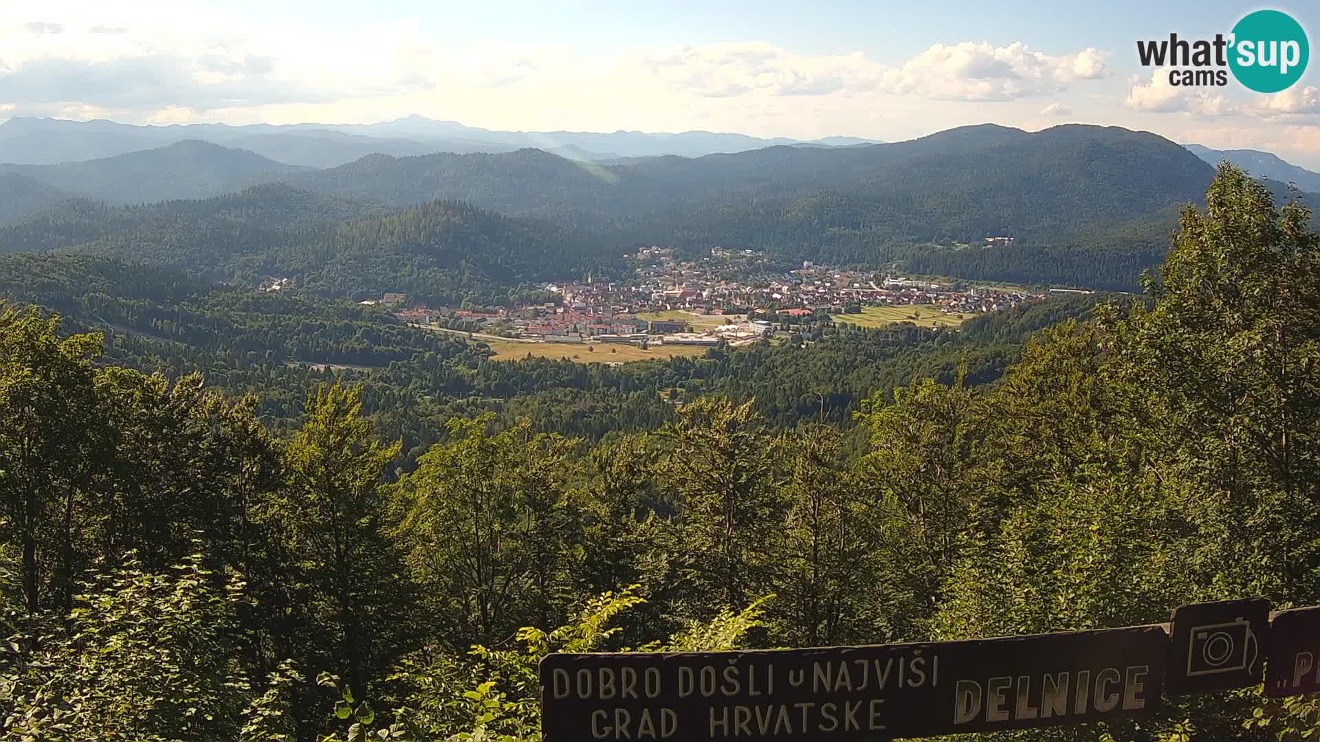 Panorama Delnice – from Ski centar Petehovac