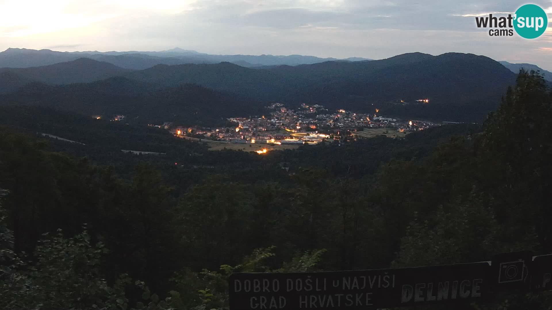Panorama Delnice – from Ski centar Petehovac