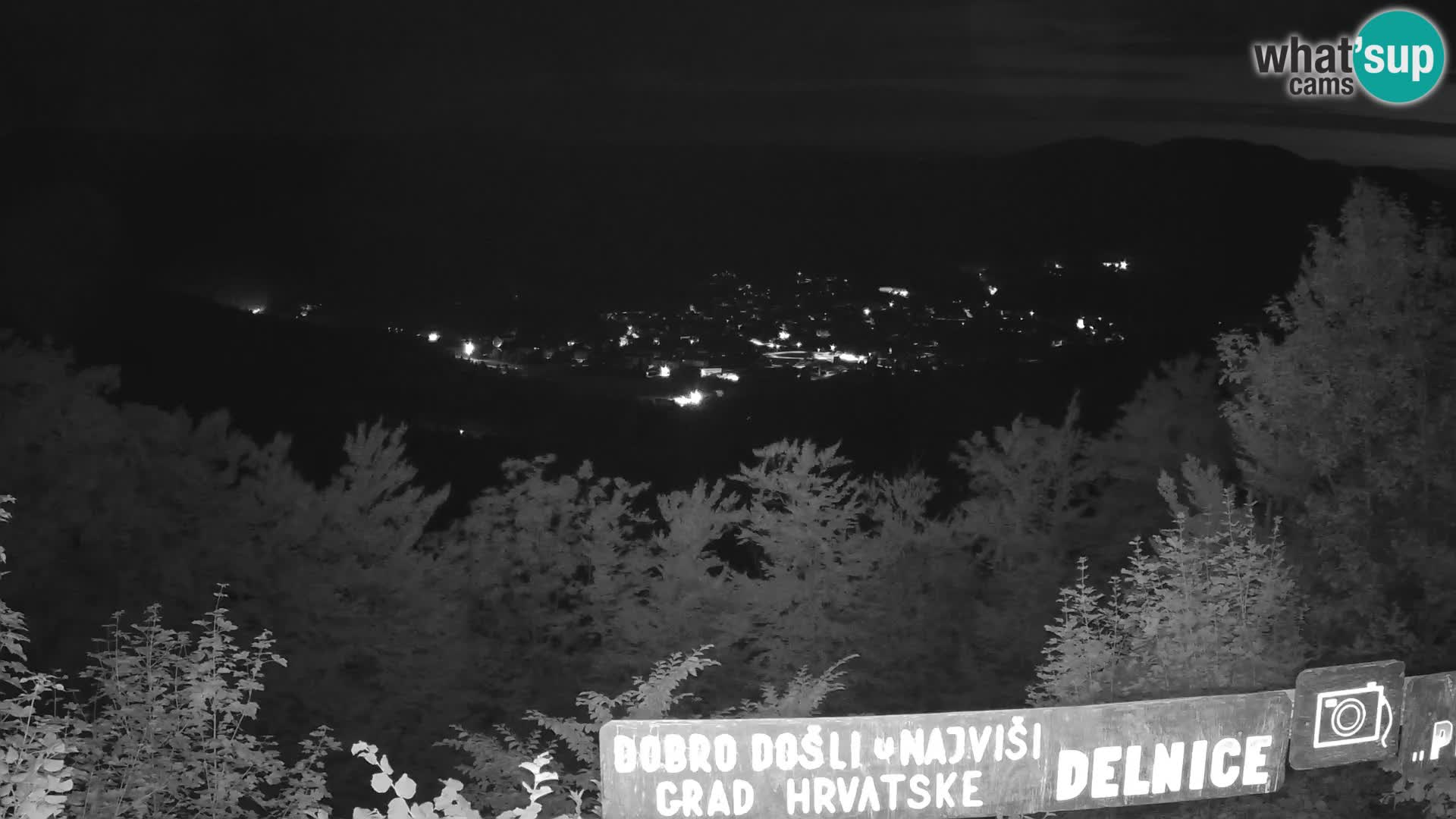 Panorama na Delnice – sa skijališta Petehovac