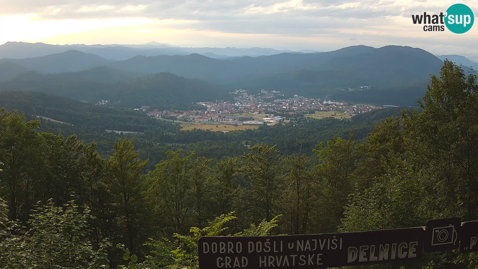 Panorama Delnice – from Ski centar Petehovac