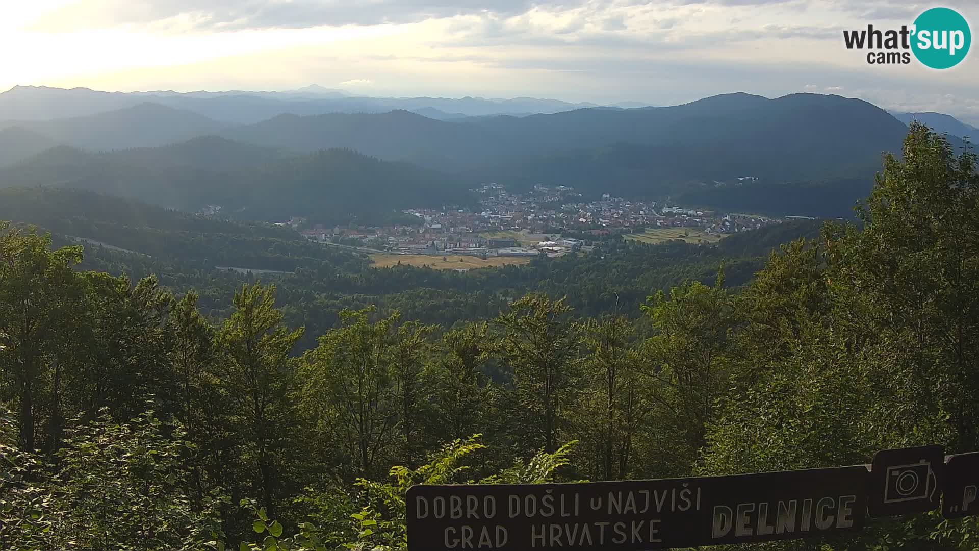 Panorama Delnice – from Ski centar Petehovac