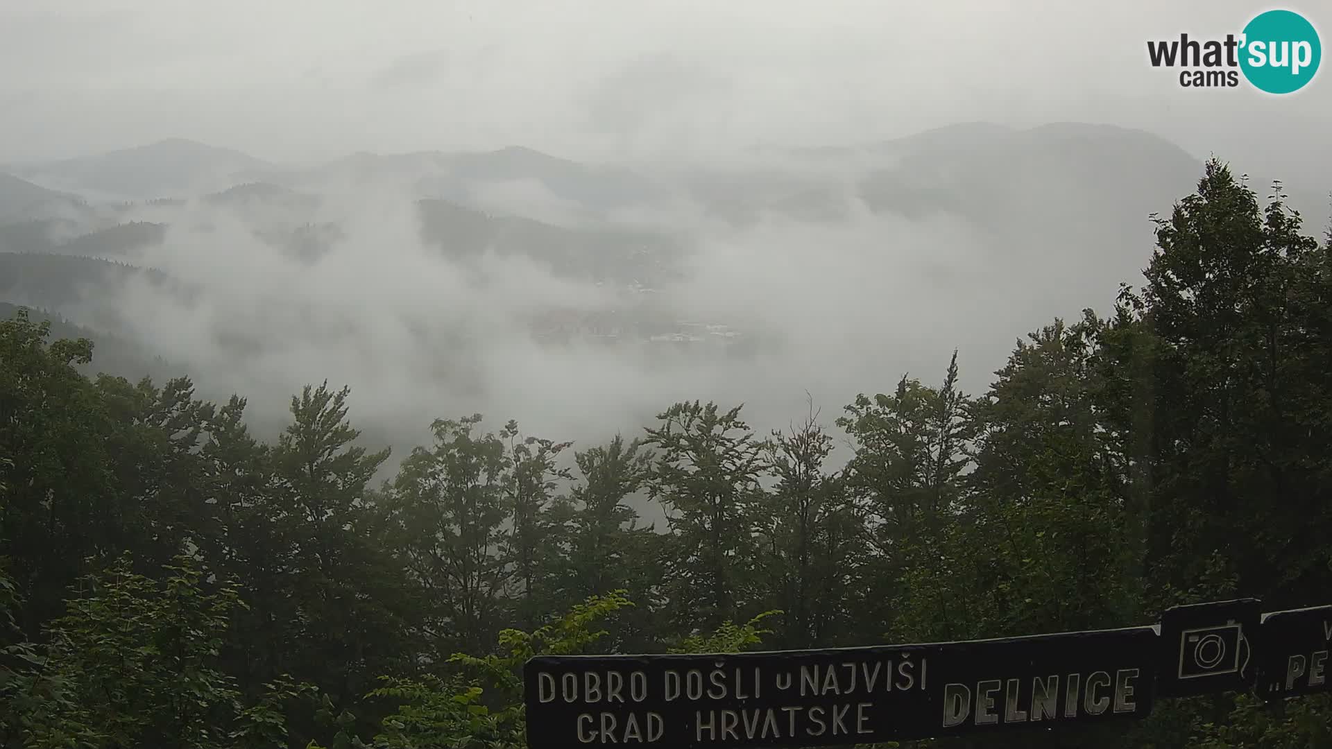 Panorama Delnice – from Ski centar Petehovac