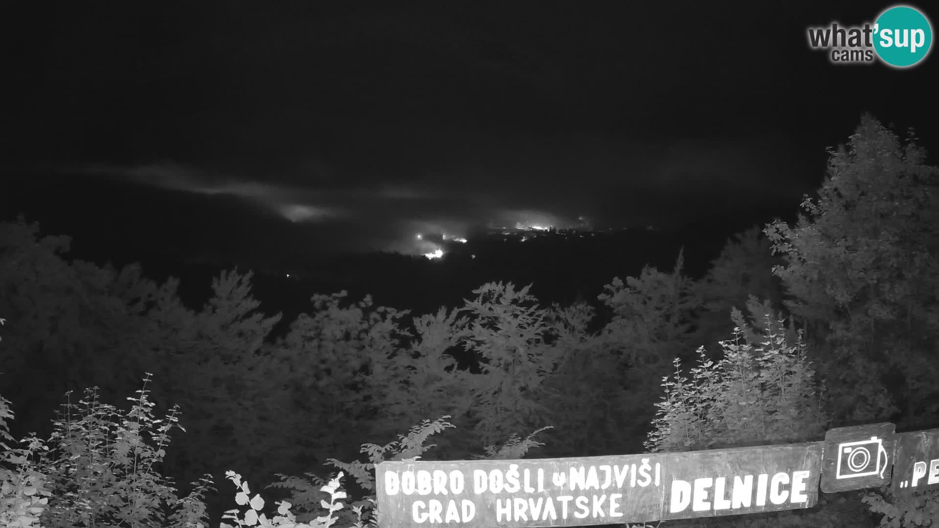 Panorama na Delnice – sa skijališta Petehovac