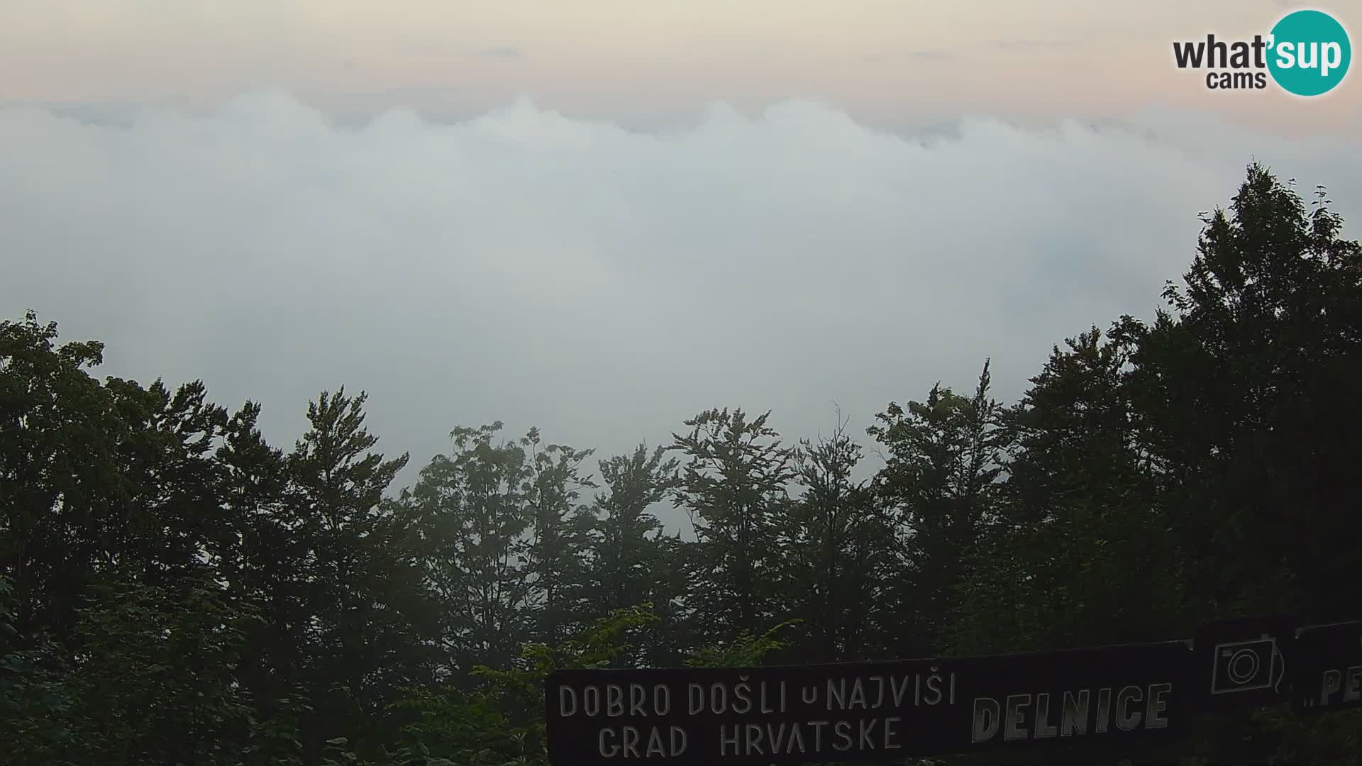Panorama na Delnice – sa skijališta Petehovac