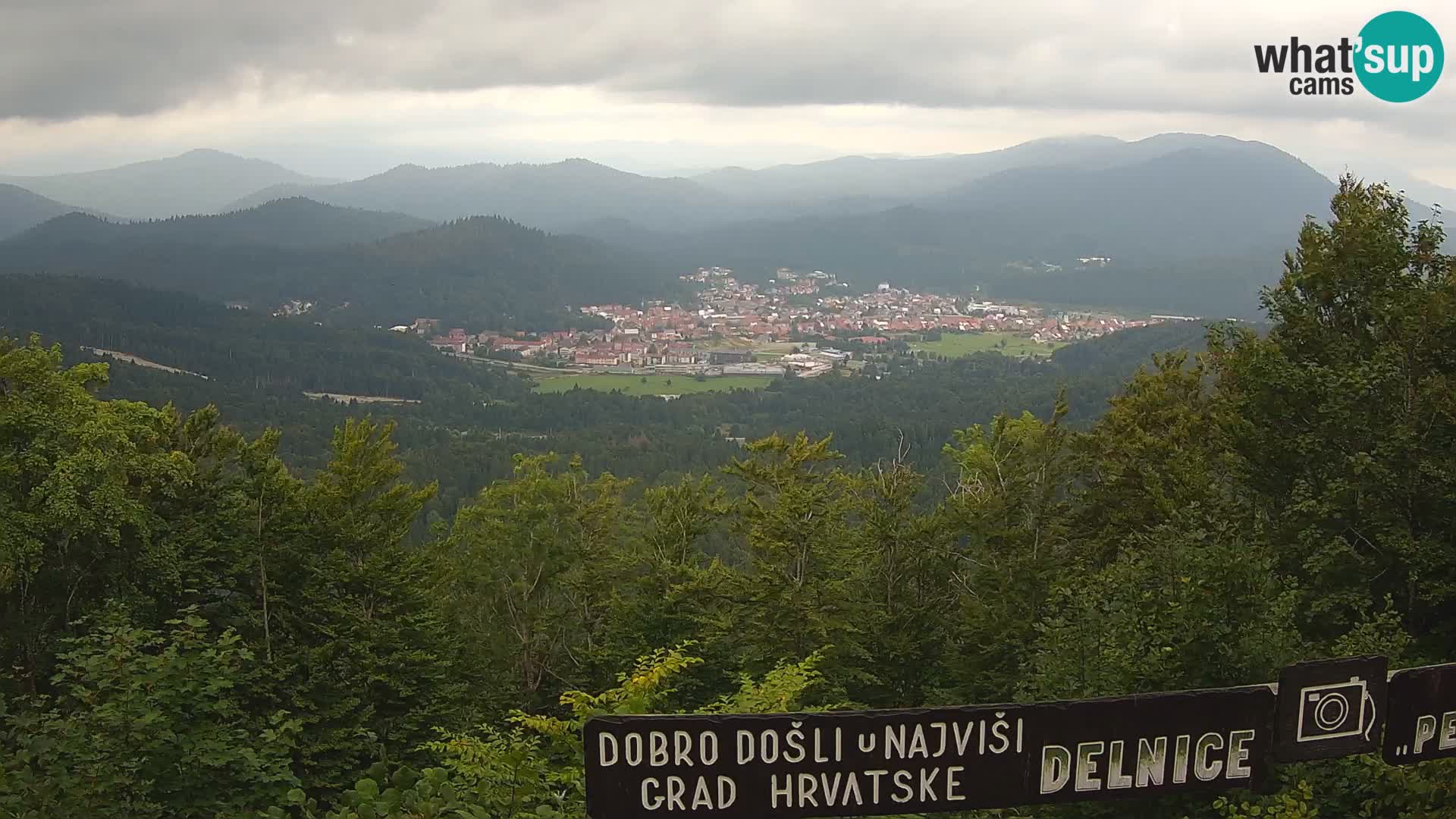 Panorama Delnice – from Ski centar Petehovac