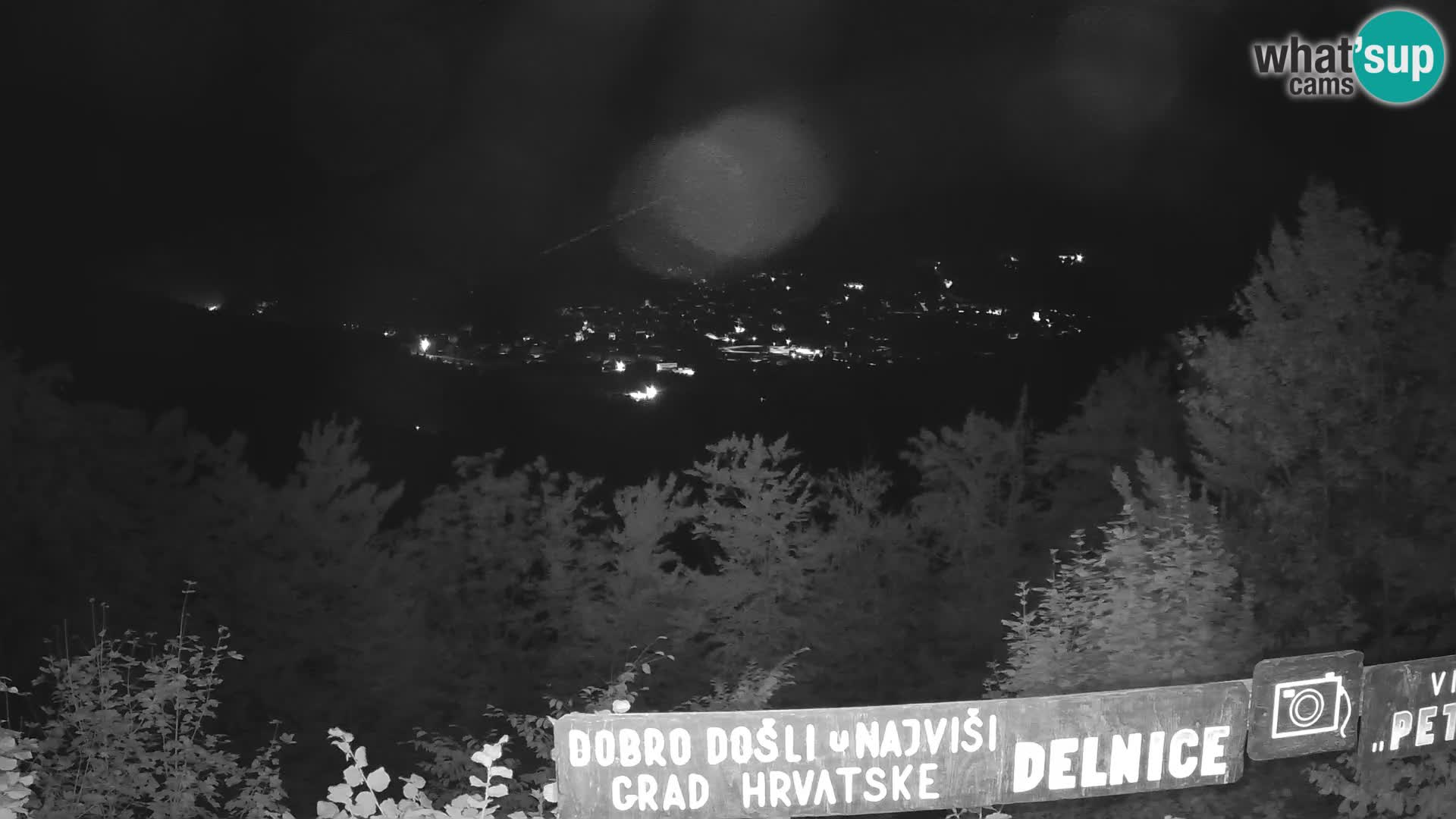 Panorama na Delnice – sa skijališta Petehovac