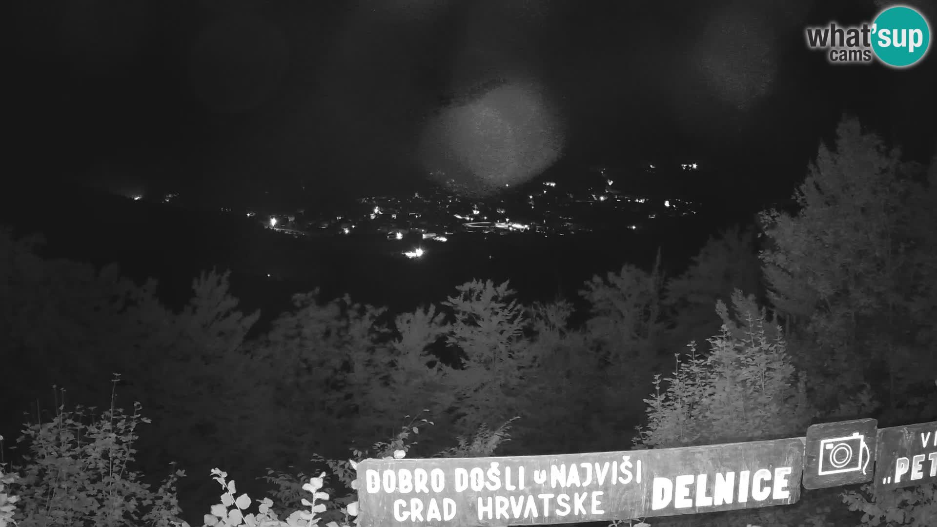 Panorama na Delnice – sa skijališta Petehovac