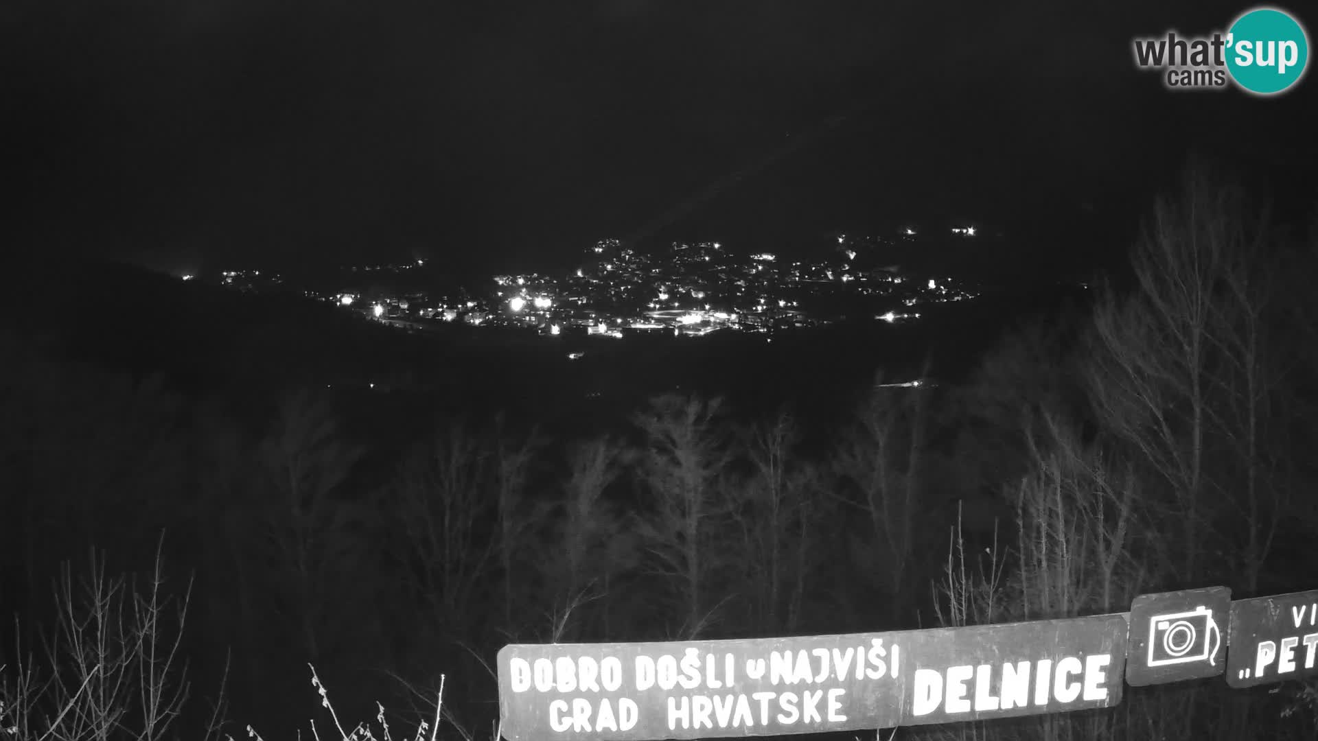 Panorama na Delnice – sa skijališta Petehovac