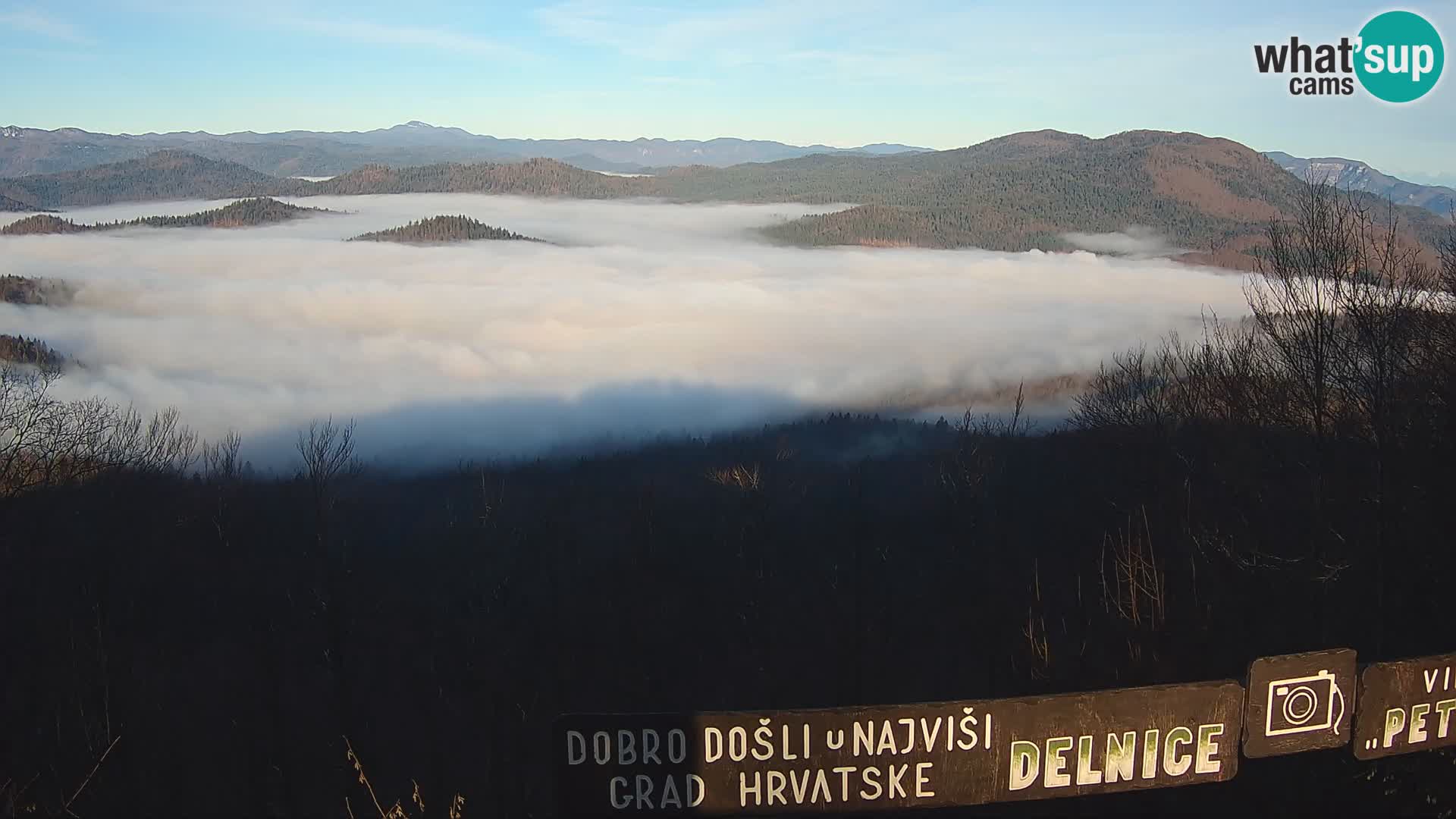 Panorama Delnice – from Ski centar Petehovac