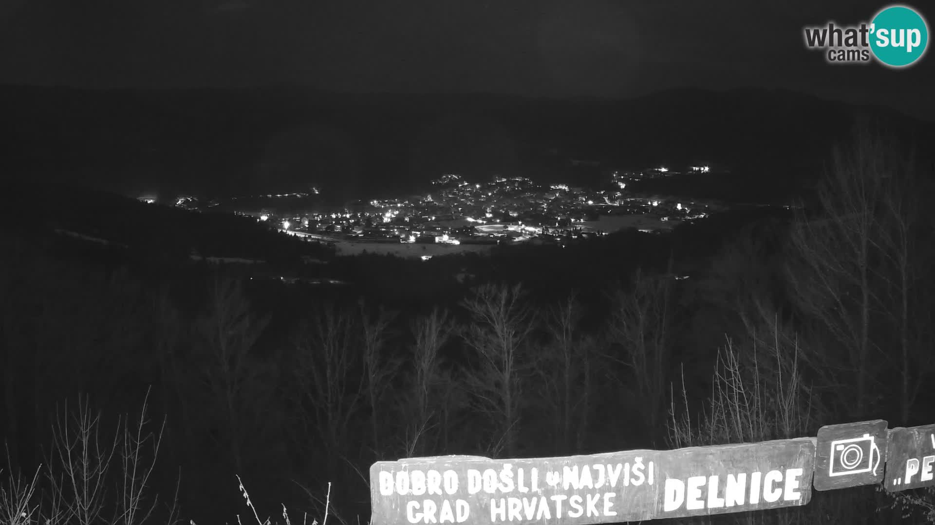 Panorama di Delnice – dalla stazione sciistica Petehovac